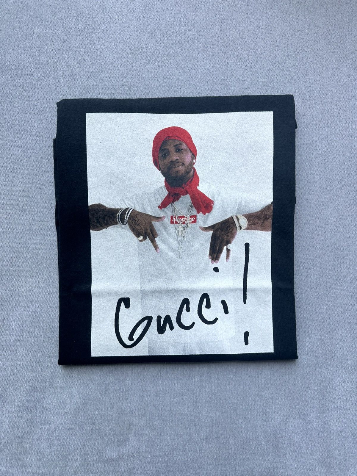 Supreme Supreme Gucci mane photo tee black medium Size US M / EU 48-50 / 2 - 1 Thumbnail