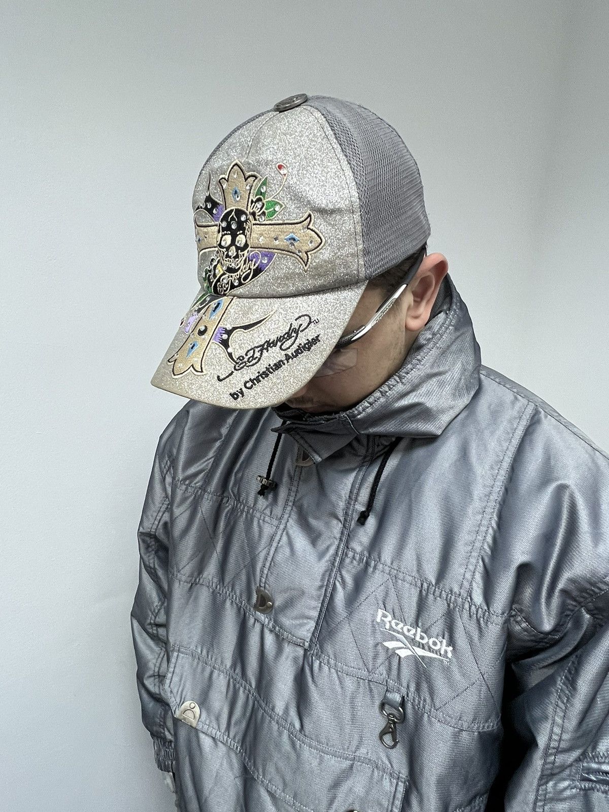 Christian Audigier × Ed Hardy × Vintage Y2K Ed Hardy by Christian Audigier vintage cap Size ONE SIZE - 3 Thumbnail