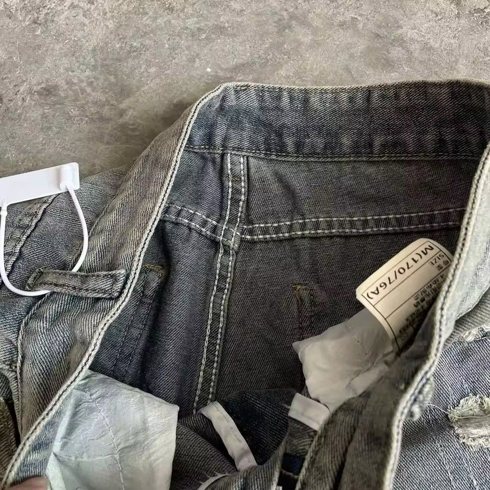 Jean Vintage Mopping Camouflage Patchwork Denim Jean Size US 28 / EU 44 - 13 Thumbnail