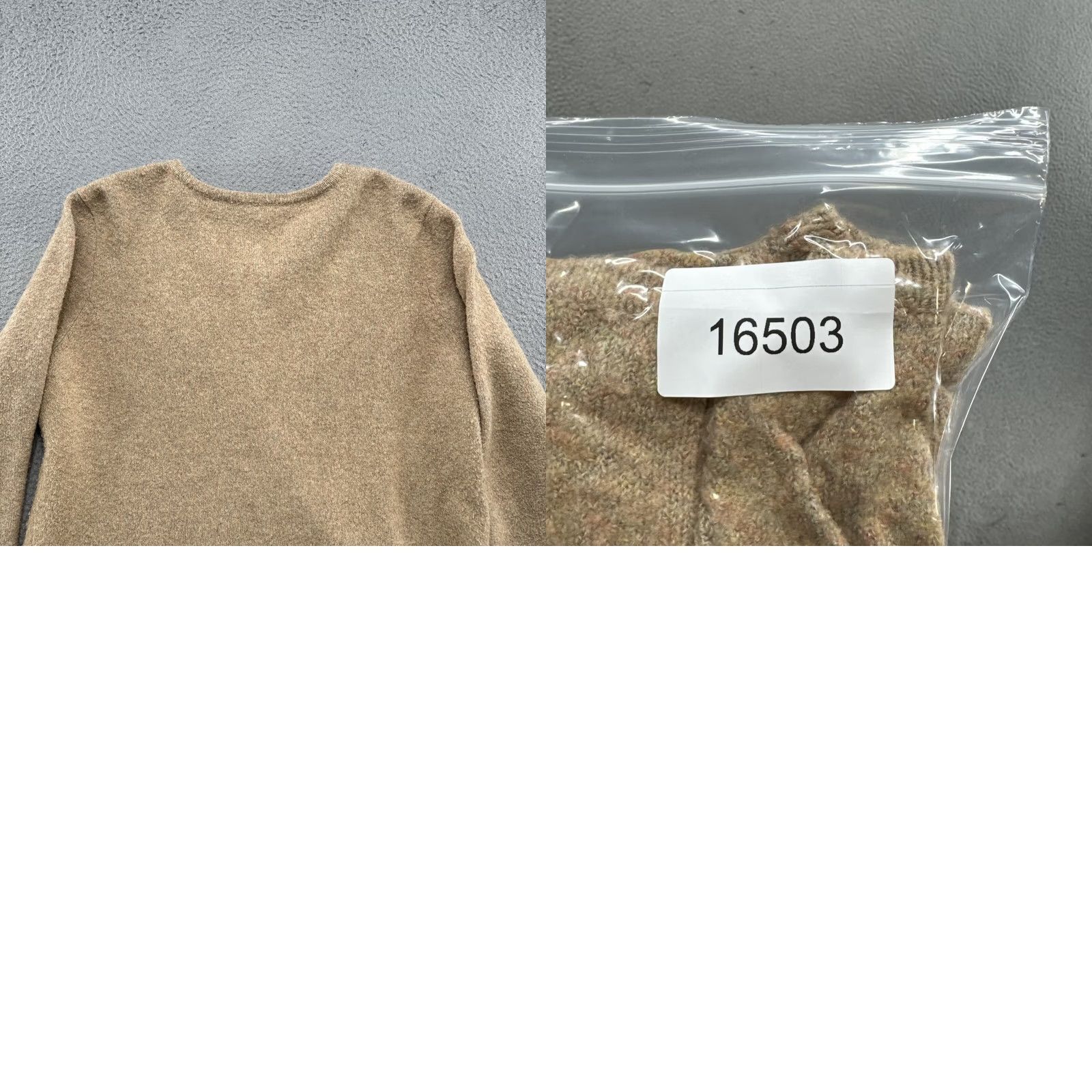 J. Jill J Jill Floral Cardigan Sweater Wool Blend Size L Beige Cap Sleeve Button Up Knit Womens Regular Vintage: No Size L / US 10 / IT 46 - 9 Thumbnail