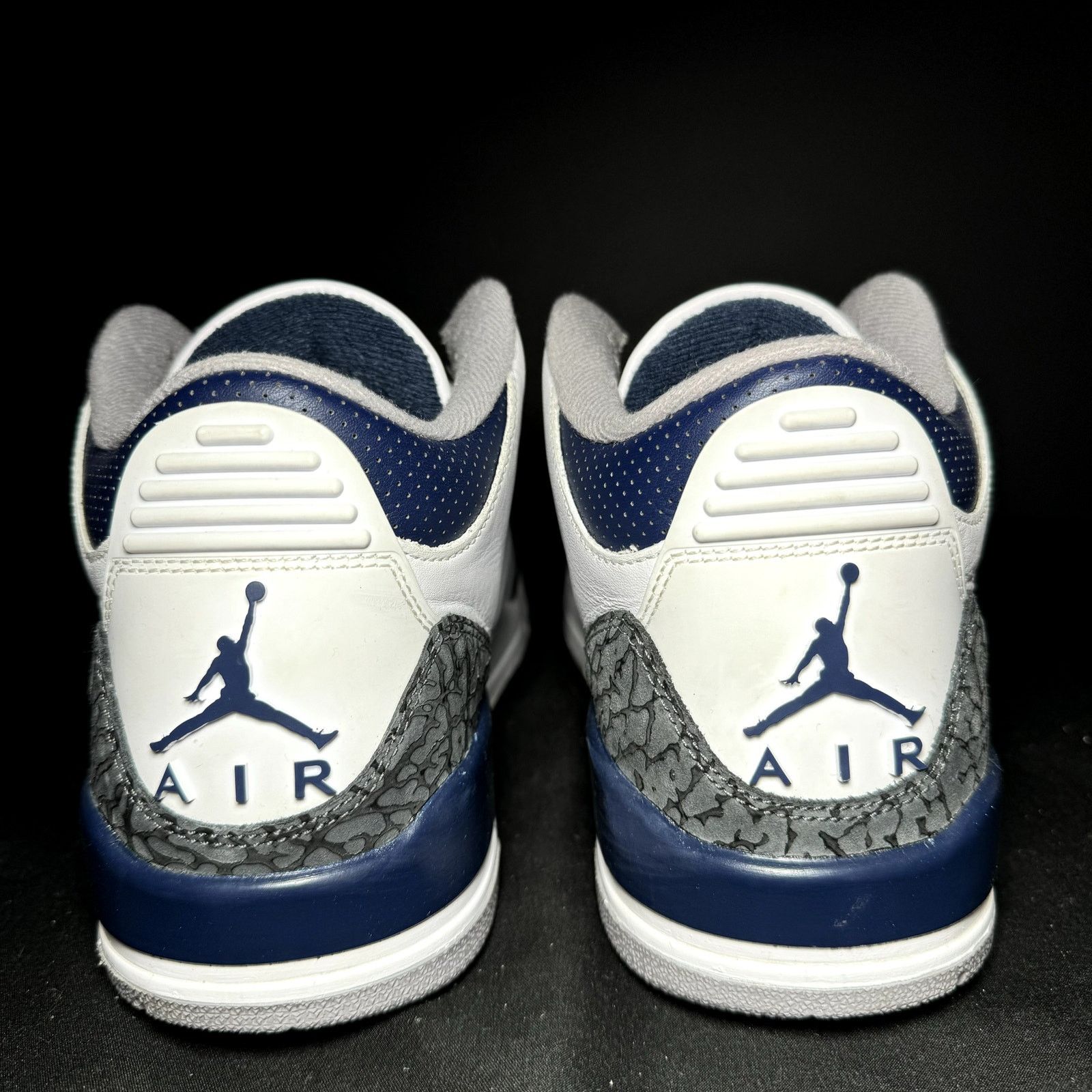 Jordan Brand × Nike Size 8.5 - Nike Air Jordan 3 Retro Midnight Navy Men's Shoes Size US 8.5 / EU 41-42 - 5 Thumbnail