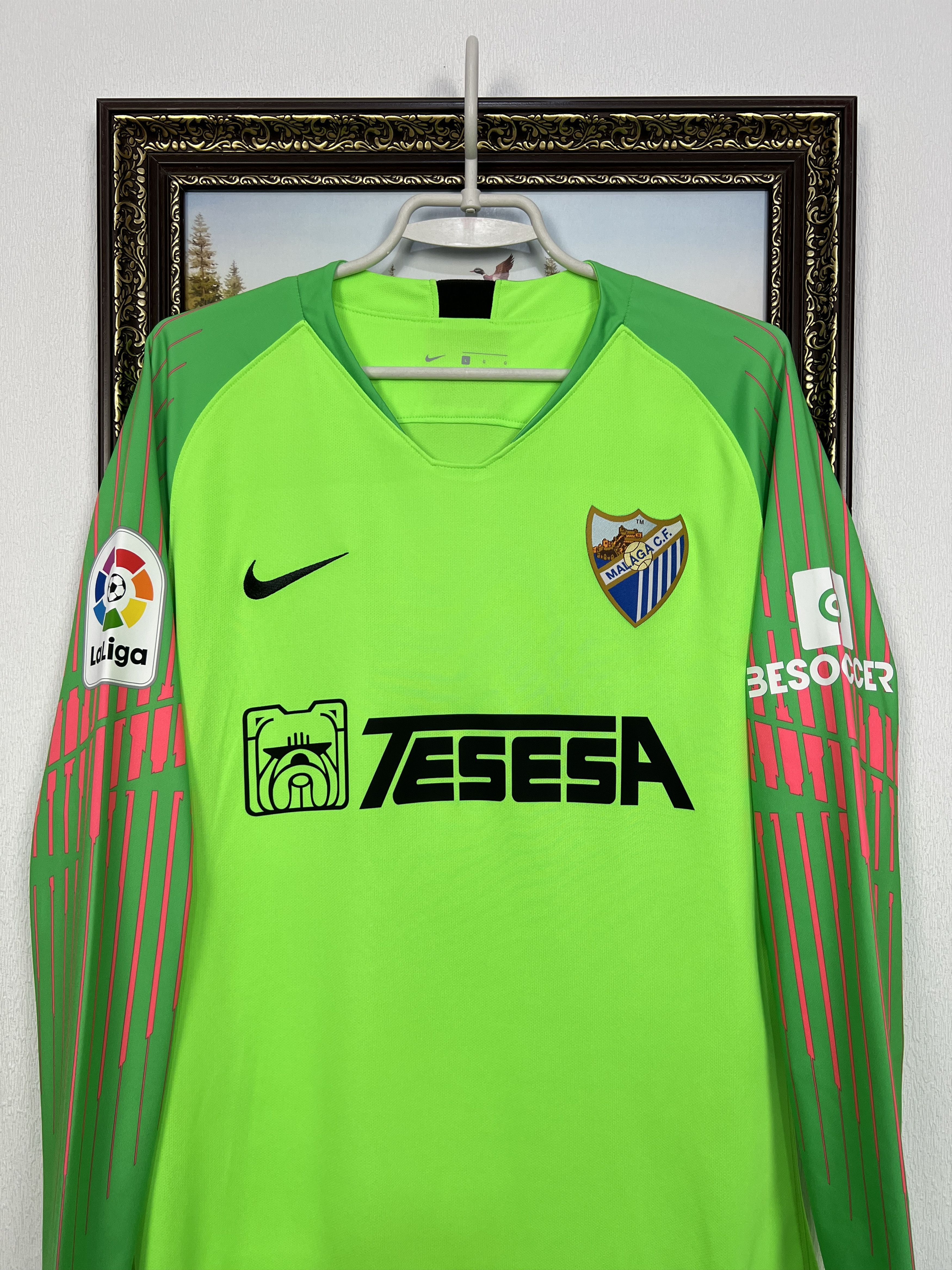 Nike Malaga Nike 2019 Football Goalkeeper Shirt Soccer Jersey Size US L / EU 52-54 / 3 - 2 Thumbnail