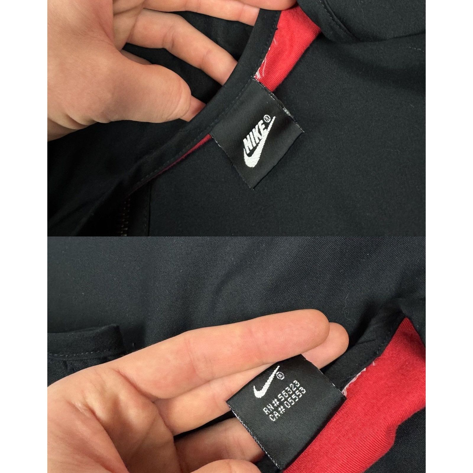 Jordan Brand × Nike × Vintage Nike Air Jordan Black Zip Vest Size US M / EU 48-50 / 2 - 2 Thumbnail
