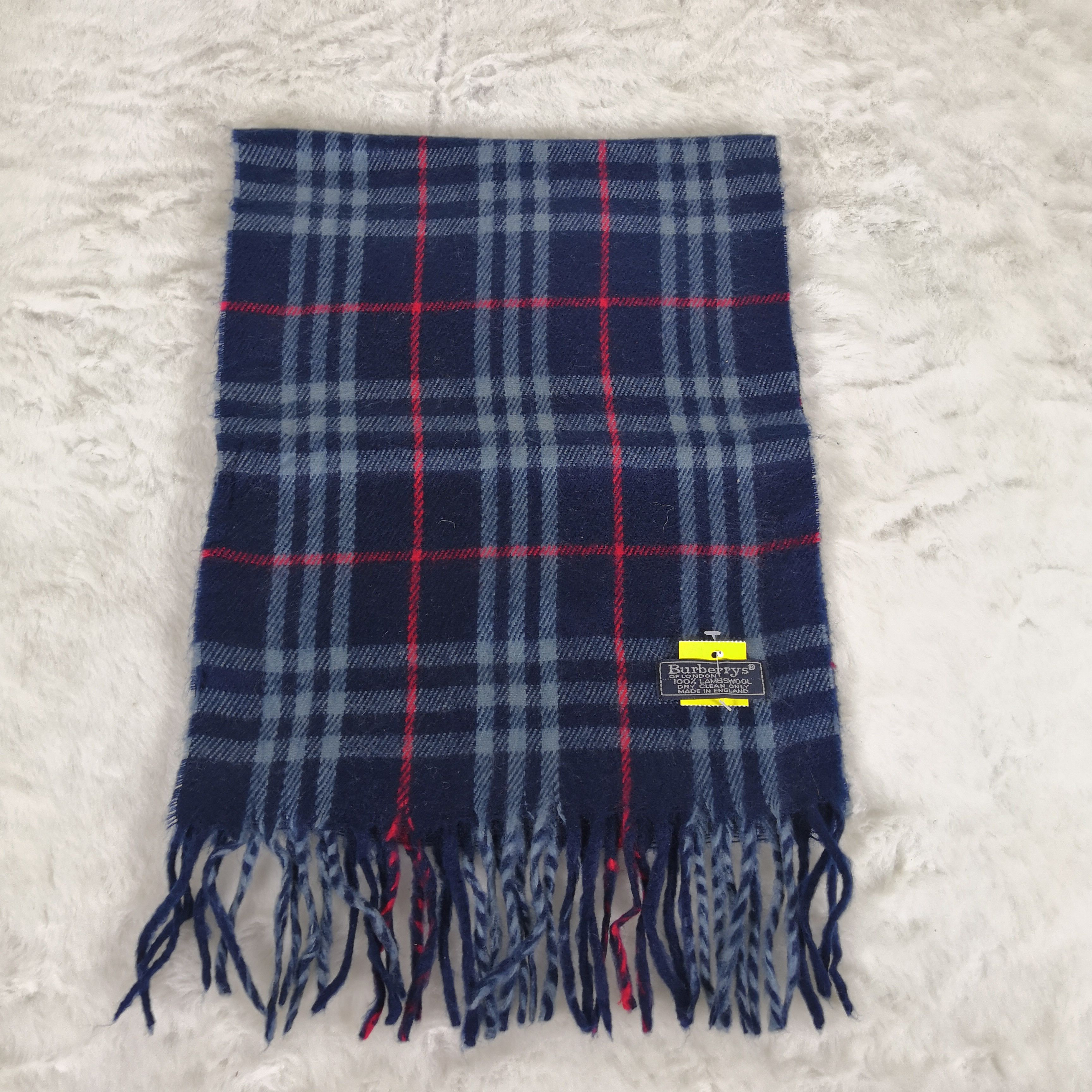 Burberry Vintage Burberry Scarf Muffler Wool Nova Check Scarves Size ONE SIZE - 2 Thumbnail