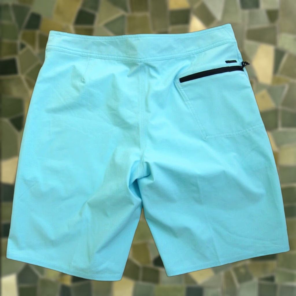 Quiksilver Quiksilver Highline Surf Silk Stretch Blu 3 Pocket Swim Beach Board Shorts S Mens Size US 29 - 1 Thumbnail