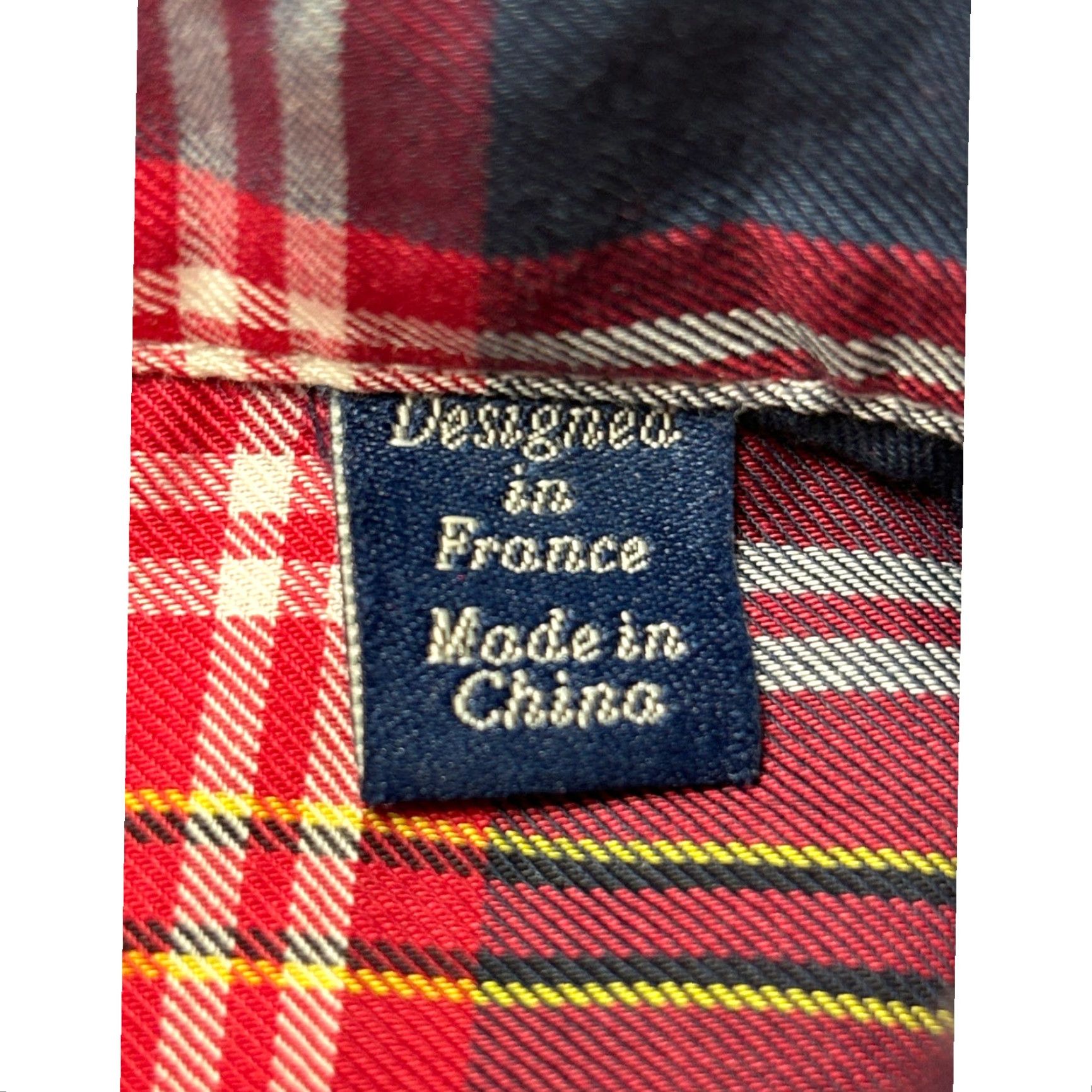 Faconnable Faconnable Club Deauville Mens Long Sleeve Button-Down Plaid Shirt L Red Cotton Button-Up Shirt Mens Size US L / EU 52-54 / 3 - 5 Thumbnail