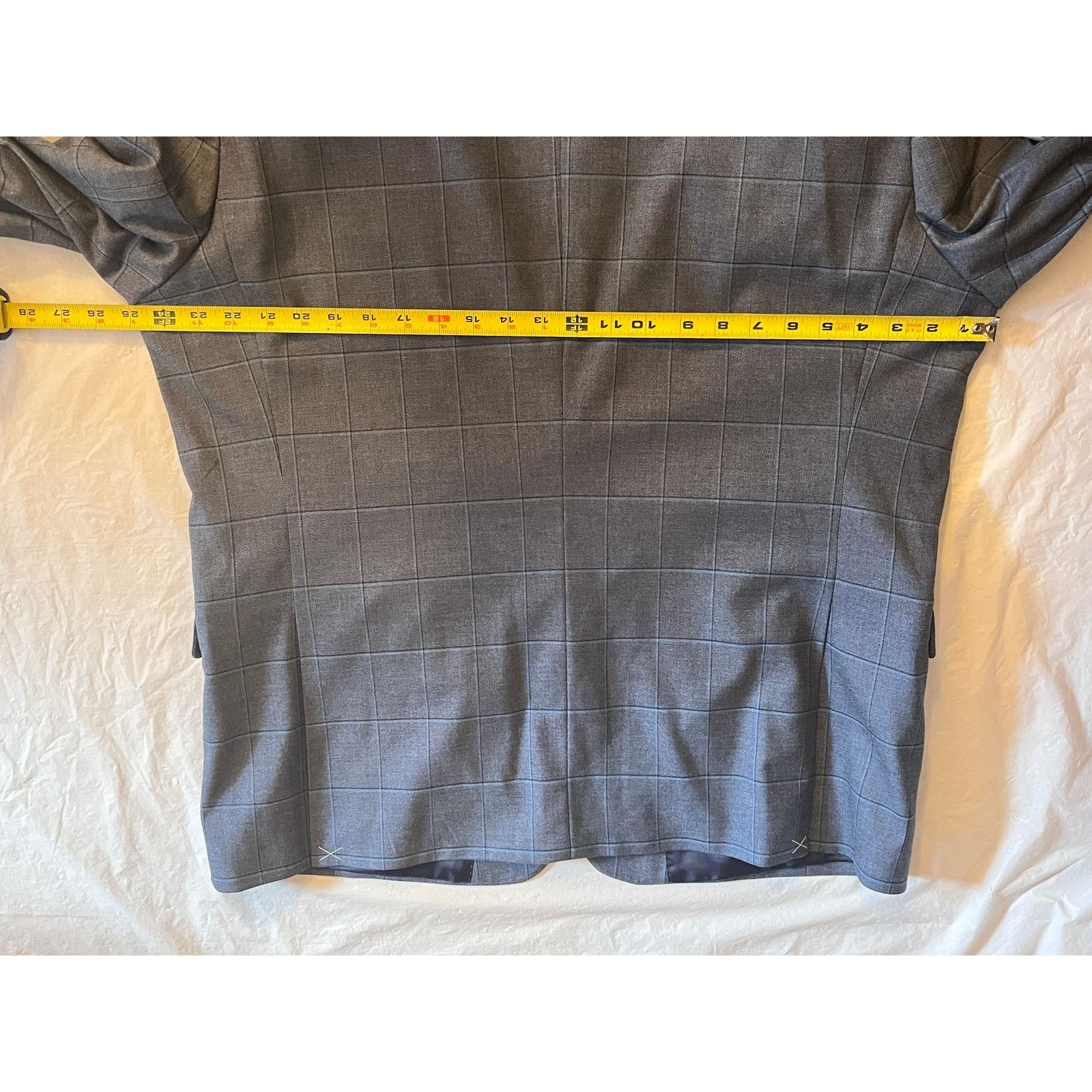 Tommy Hilfiger Tommy Hilfiger Men Suit Jacket 46R Gray Modern Fit Size 46R - 10 Thumbnail