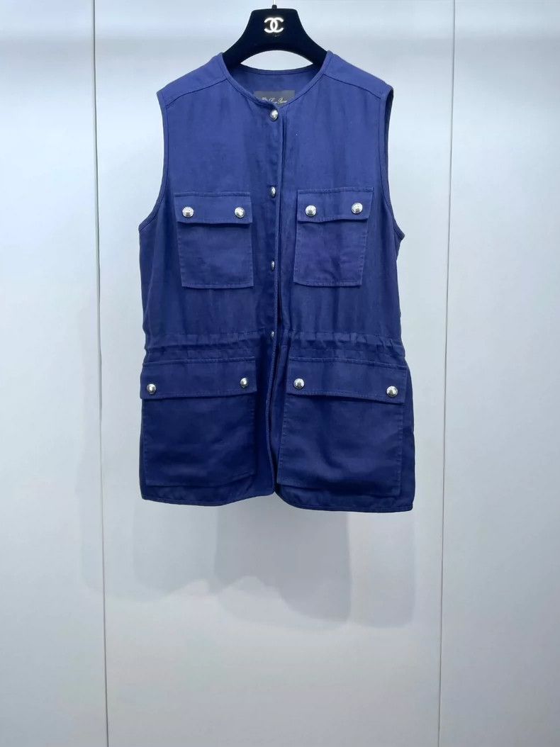 Loro Piana LORO PIANA High grade tooling drawstring vest Size S / US 4 / IT 40 - 1 Thumbnail