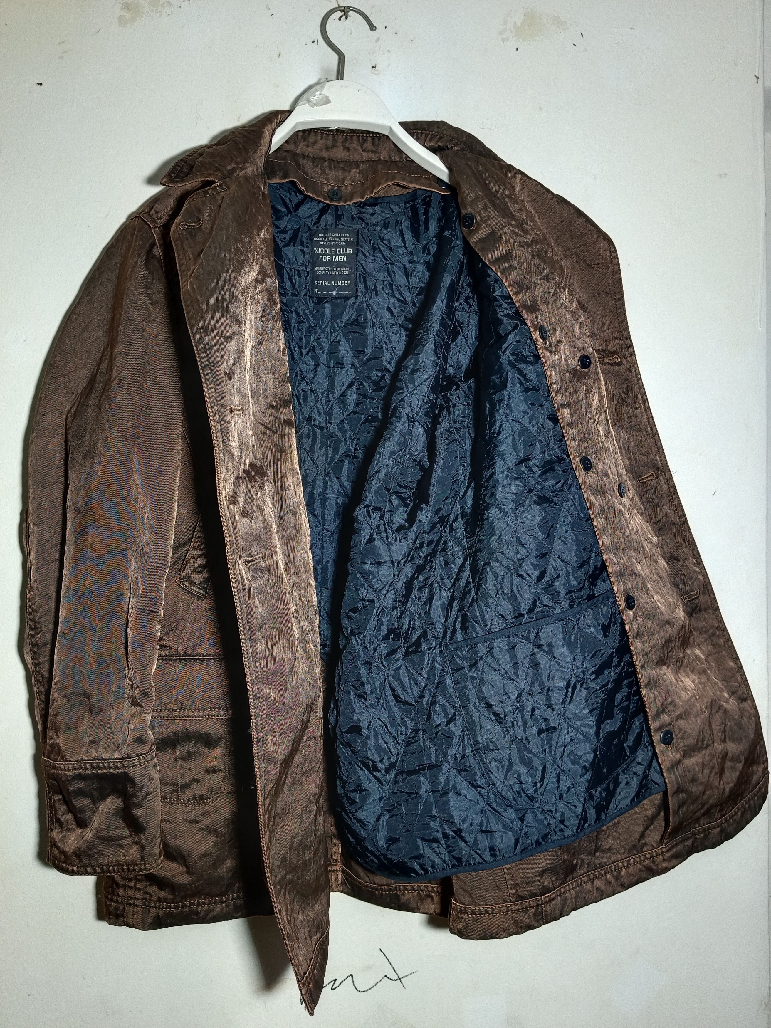 14th Addiction × Le Grande Bleu (L.G.B.) Japanese Y2K Nicole Club For Men Jacket Coat Size US L / EU 52-54 / 3 - 7 Thumbnail