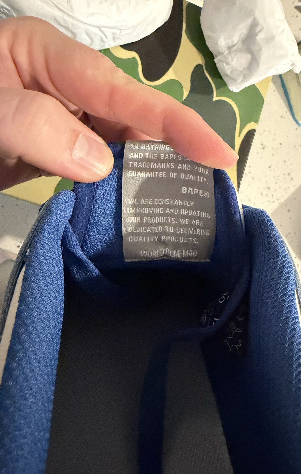 Bape Bape Sk8stas #5 Blue Size US 12 / EU 45 - 11 Thumbnail