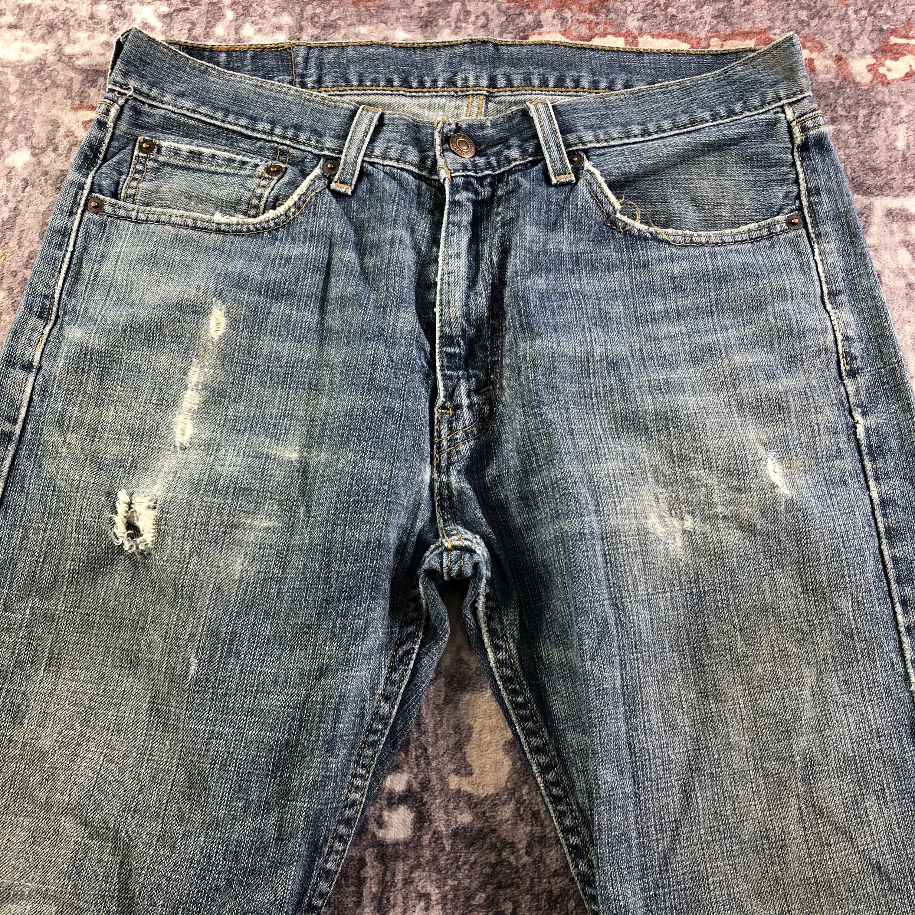 Levi's × Vintage Vintage Blue Wash Levis 505 Jeans-JM3467 Size 33" - 3 Thumbnail