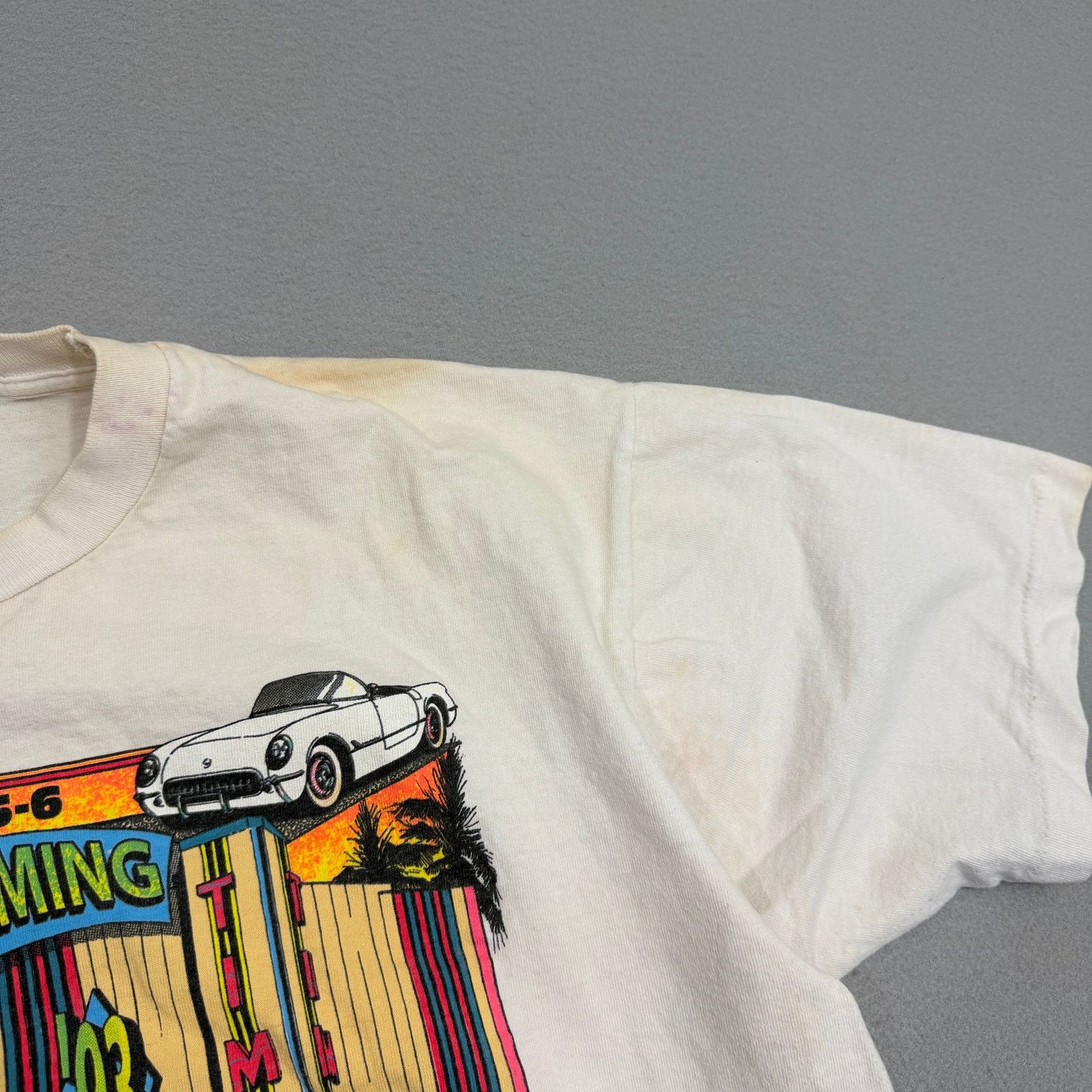 Vintage Vintage Corvette Homecoming Shirt Men's XL White 90s Size US XL / EU 56 / 4 - 6 Thumbnail