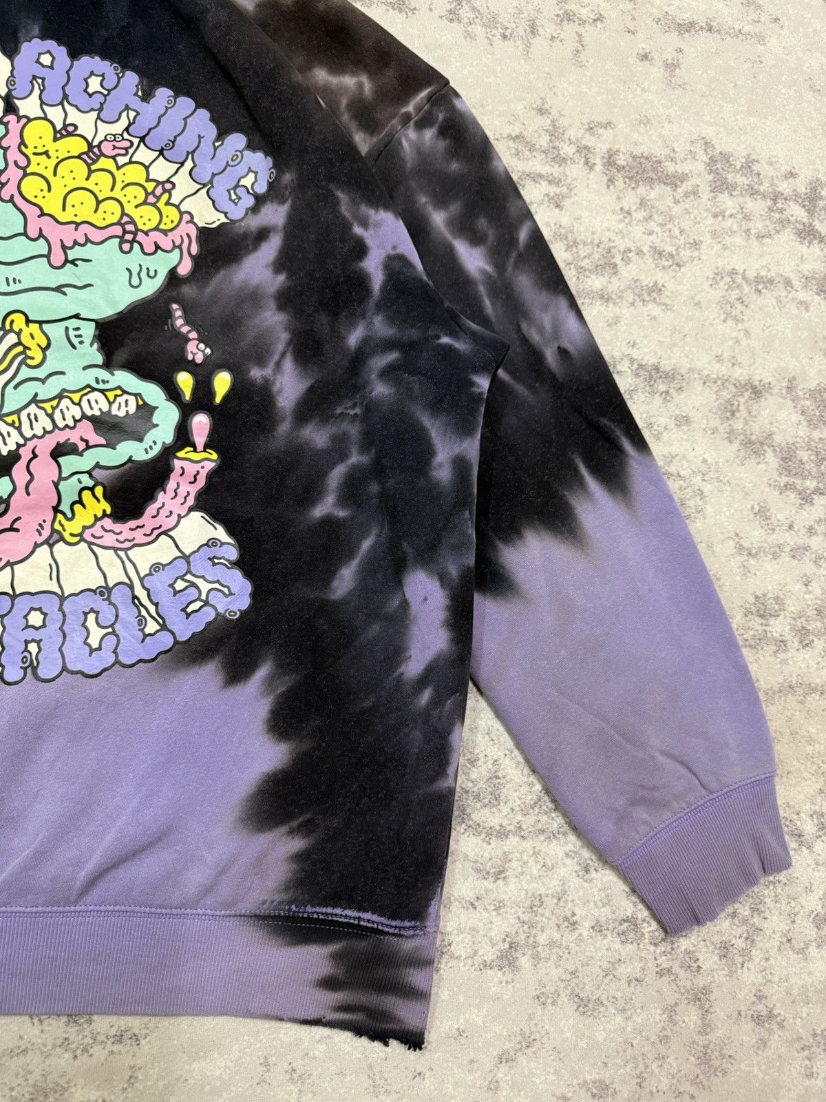 H&M H&M X Sponge Bob Tie Dye Pullover Sweater Hoodie Size US M / EU 48-50 / 2 - 18 Thumbnail