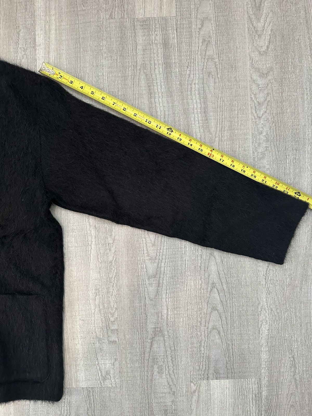 Our Legacy Our Legacy Brushed Knit Wool Mohair Cardigan Black Size US M / EU 48-50 / 2 - 5 Thumbnail