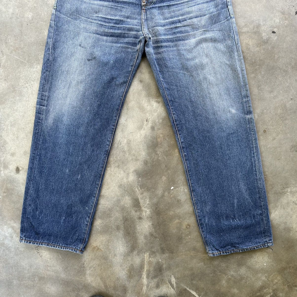 Evisu Vintage Japanese EVISU Faded Denim Indigo Pant Jean W39 Size US 39 - 16 Thumbnail
