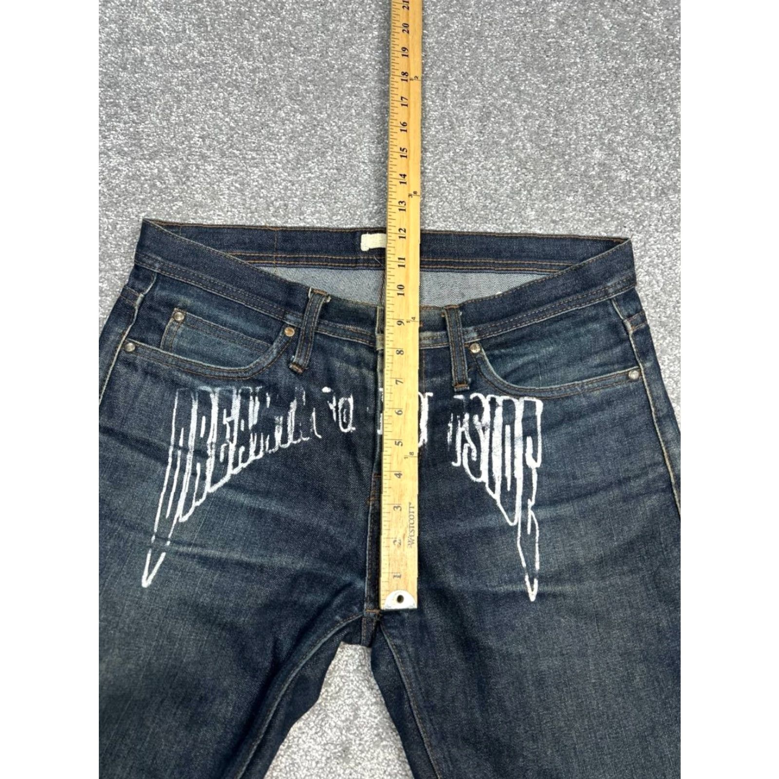 The Unbranded Brand The Unbranded Brand 14.5oz Selvedge Jeans Mens 33 Blue Skinny Straight 33x29 Jeans Men 33 Blue Skinny Straight 14.5oz Selvedge 33 Mens Size US 33 - 4 Thumbnail