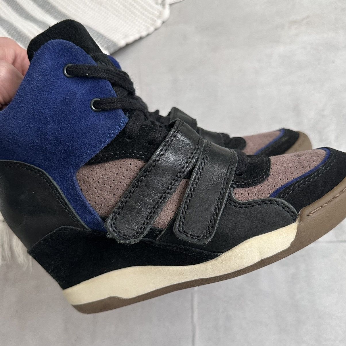 Isabel Marant ASH Straps Bekett Wedge Suede Sneakers Isabel Marant Style Size US 7 / IT 37 - 10 Thumbnail