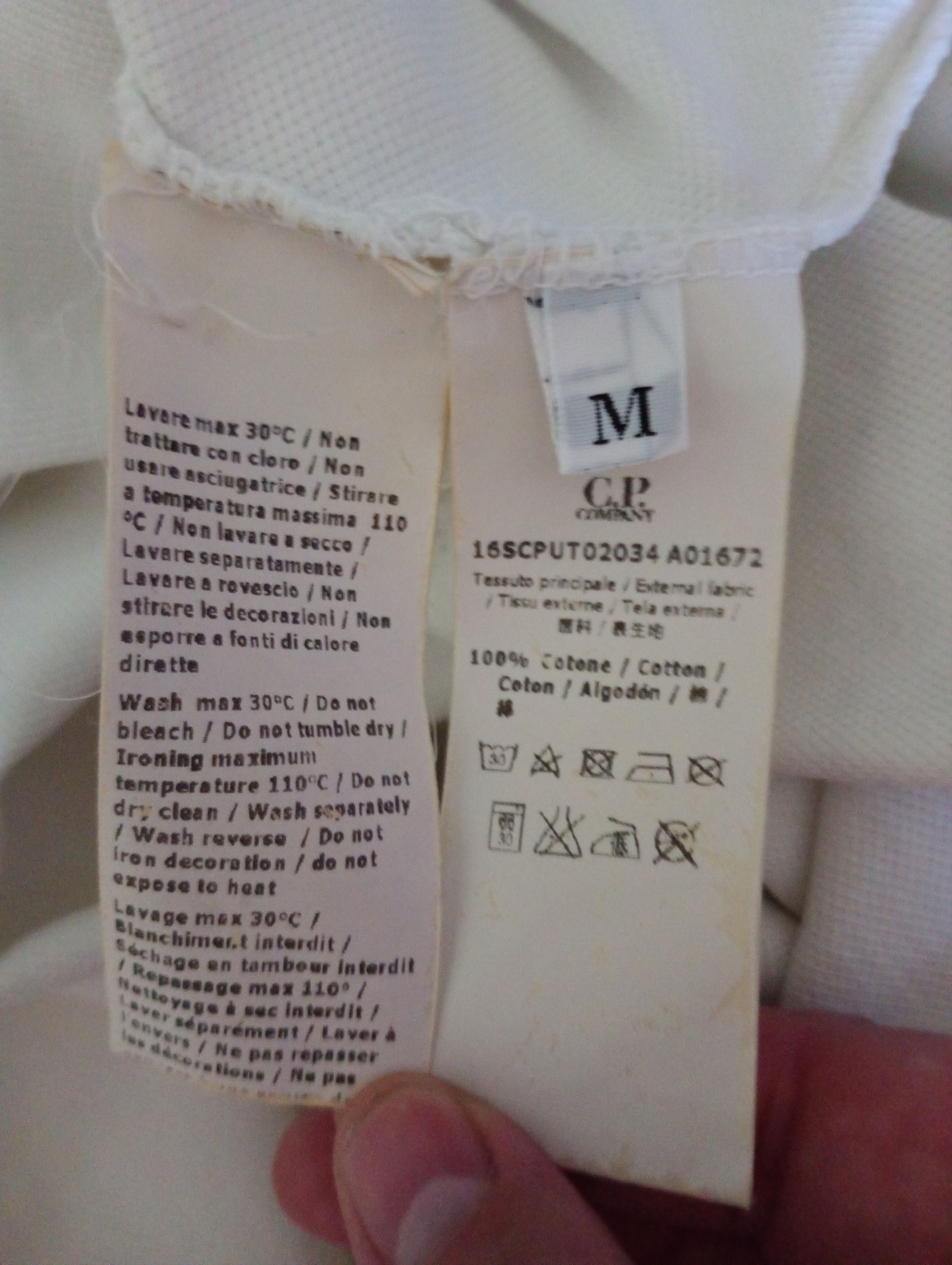 C.P. Company C.P.Company Polo Shirt White Size US M / EU 48-50 / 2 - 13 Thumbnail