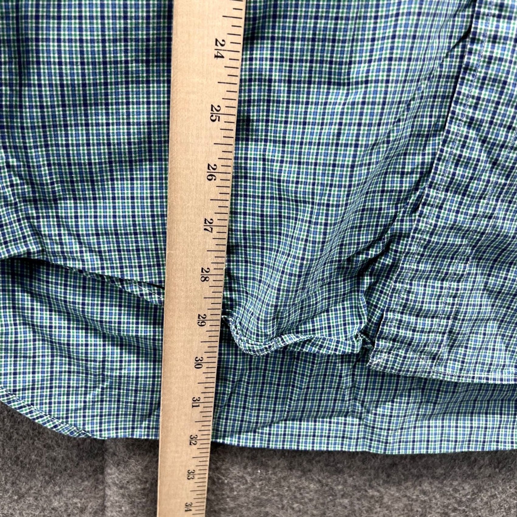 Polo Ralph Lauren VINTAGE Polo Ralph Lauren Shirt Mens M Blue Custom Blake Oxford Gingham Polo Ralph Lauren Shirt Button-Up Short Sleeve Collared Size US M / EU 48-50 / 2 - 5 Thumbnail