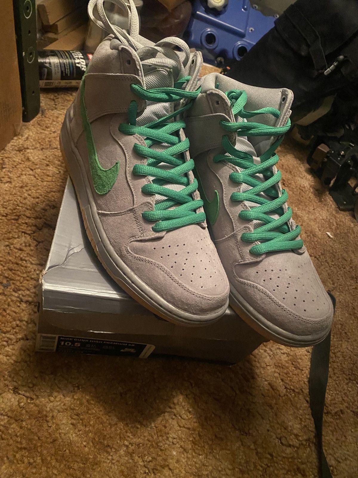 Nike Nike Dunk Hightop Silverbox Size US 10.5 / EU 43-44 - 6 Thumbnail