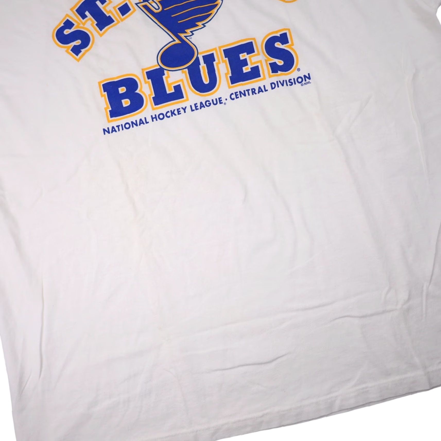 Starter VINTAGE Starter St. Louis Blues T-Shirt XL Mens White Graphic Shirt Size US XL / EU 56 / 4 - 3 Thumbnail