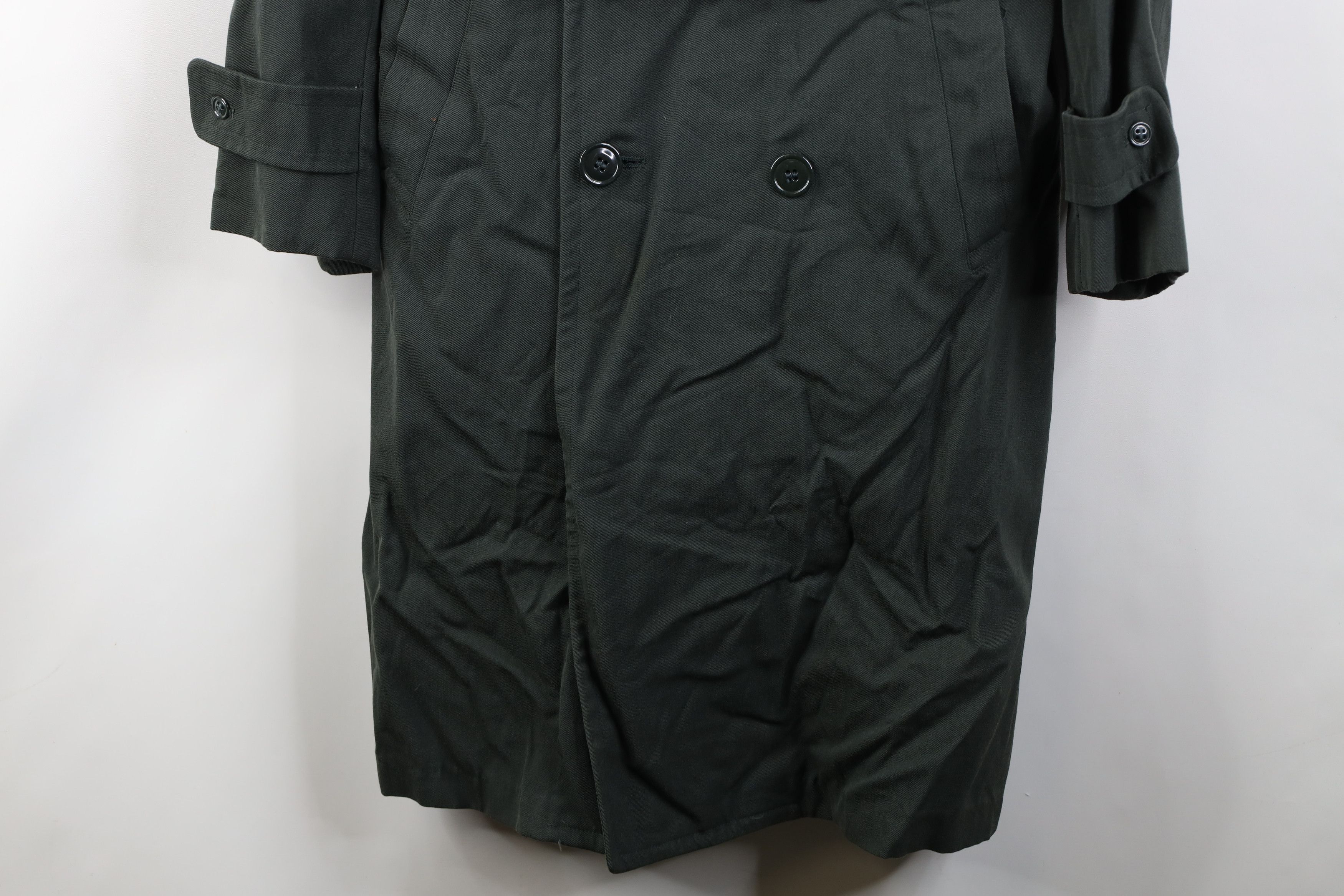 Vintage Vintage 70s Vietnam War Gabardine Overcoat with Liner AG44 Size US M / EU 48-50 / 2 - 3 Thumbnail
