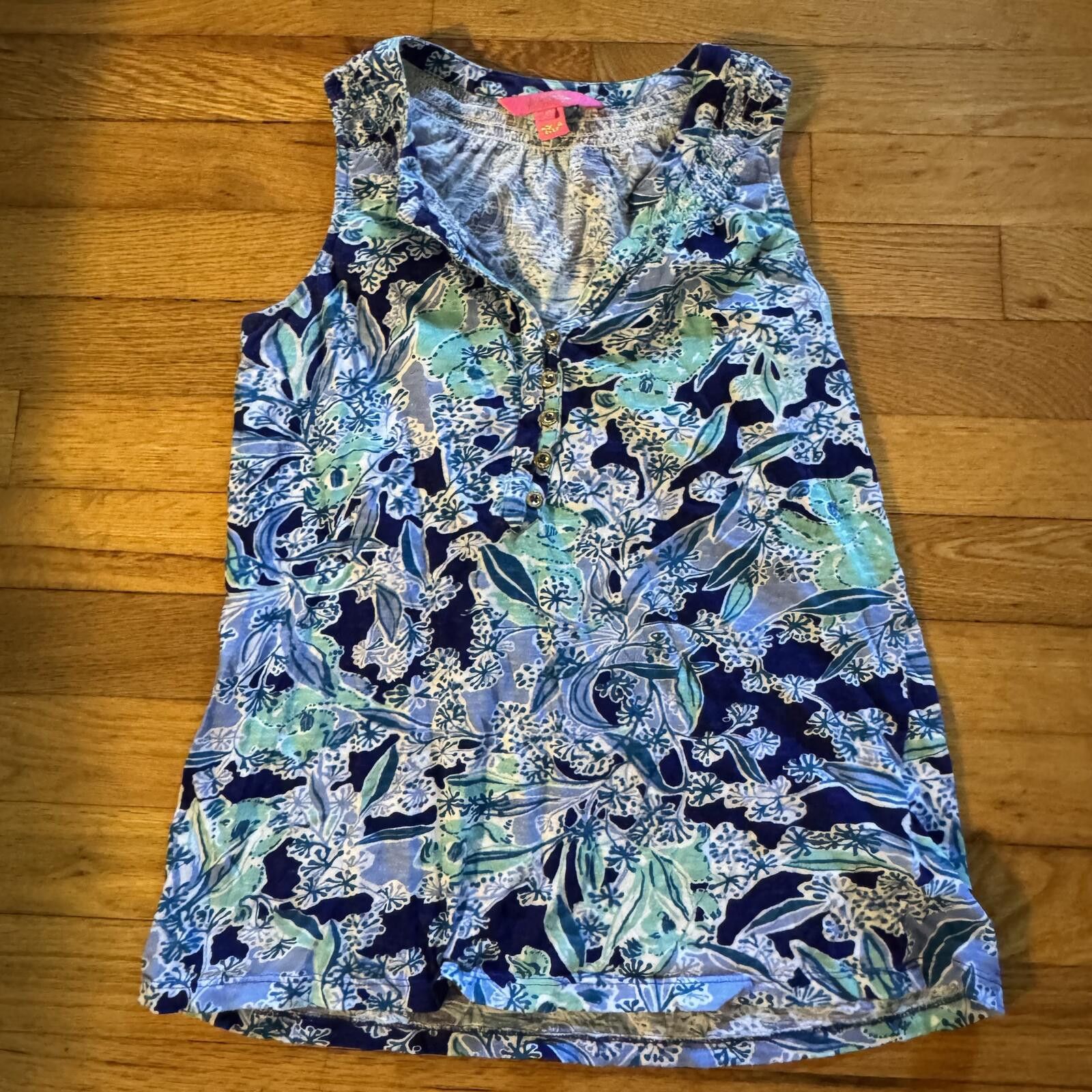 Other Lilly Pulitzer "Essie Sleeveless Tank Top XS Size XS / US 0-2 / IT 36-38 - 2 Thumbnail
