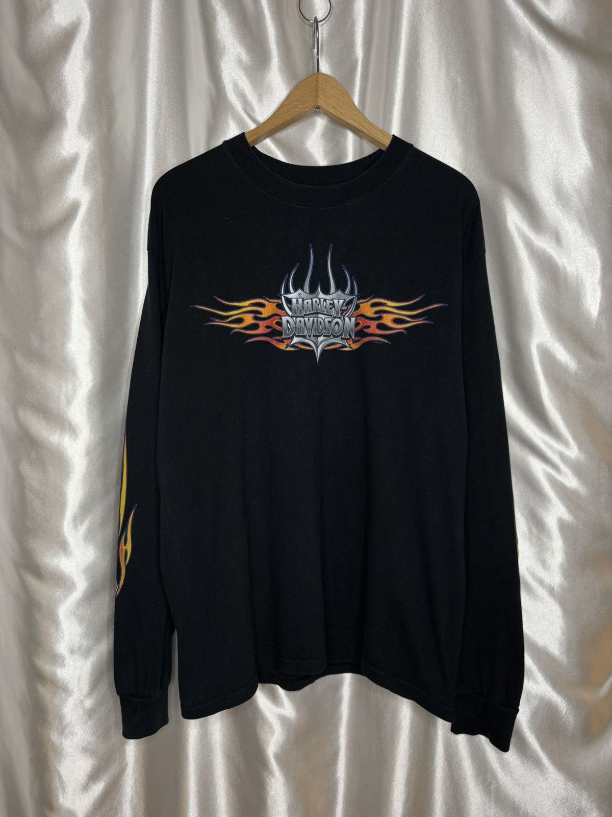 Harley Davidson × Vintage vintage harley davidson flame longsleeve flames logo moto Size US L / EU 52-54 / 3 - 2 Thumbnail