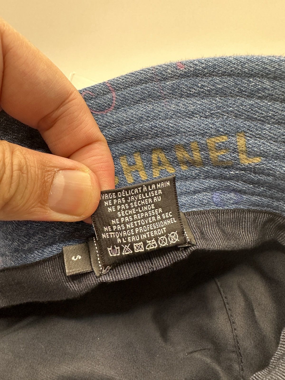 Chanel Chanel Bucket Hat Blue Denim Size ONE SIZE - 4 Thumbnail