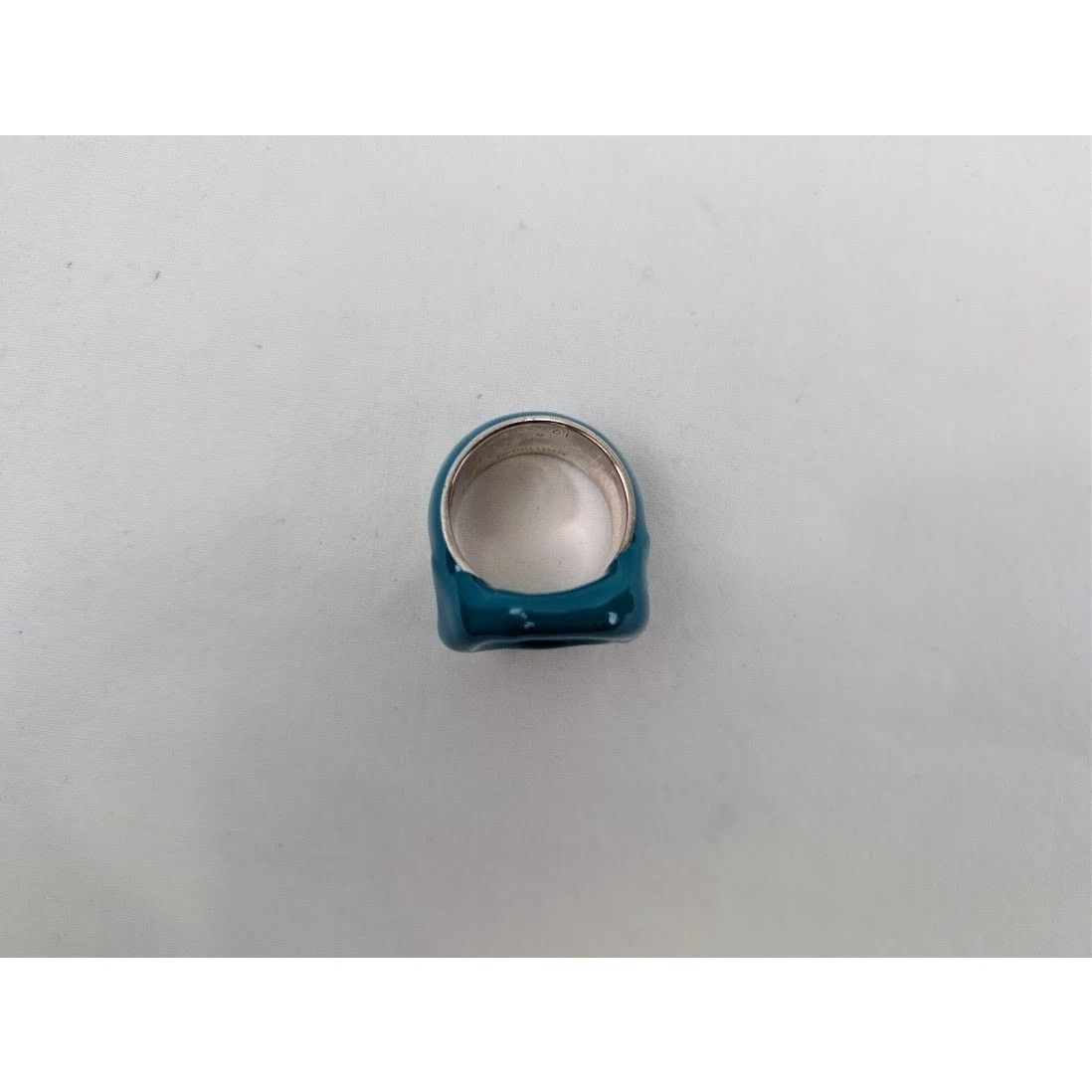 Bottega Veneta o1rshd1 Size: 21 / Sterling Silver / Enamel Ring in Blaster Size ONE SIZE - 7 Thumbnail