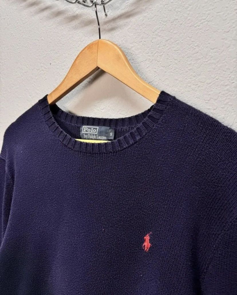 Polo Ralph Lauren Polo Ralph Lauren Wool Cable Knit Blue Sweater Size US M / EU 48-50 / 2 - 3 Thumbnail