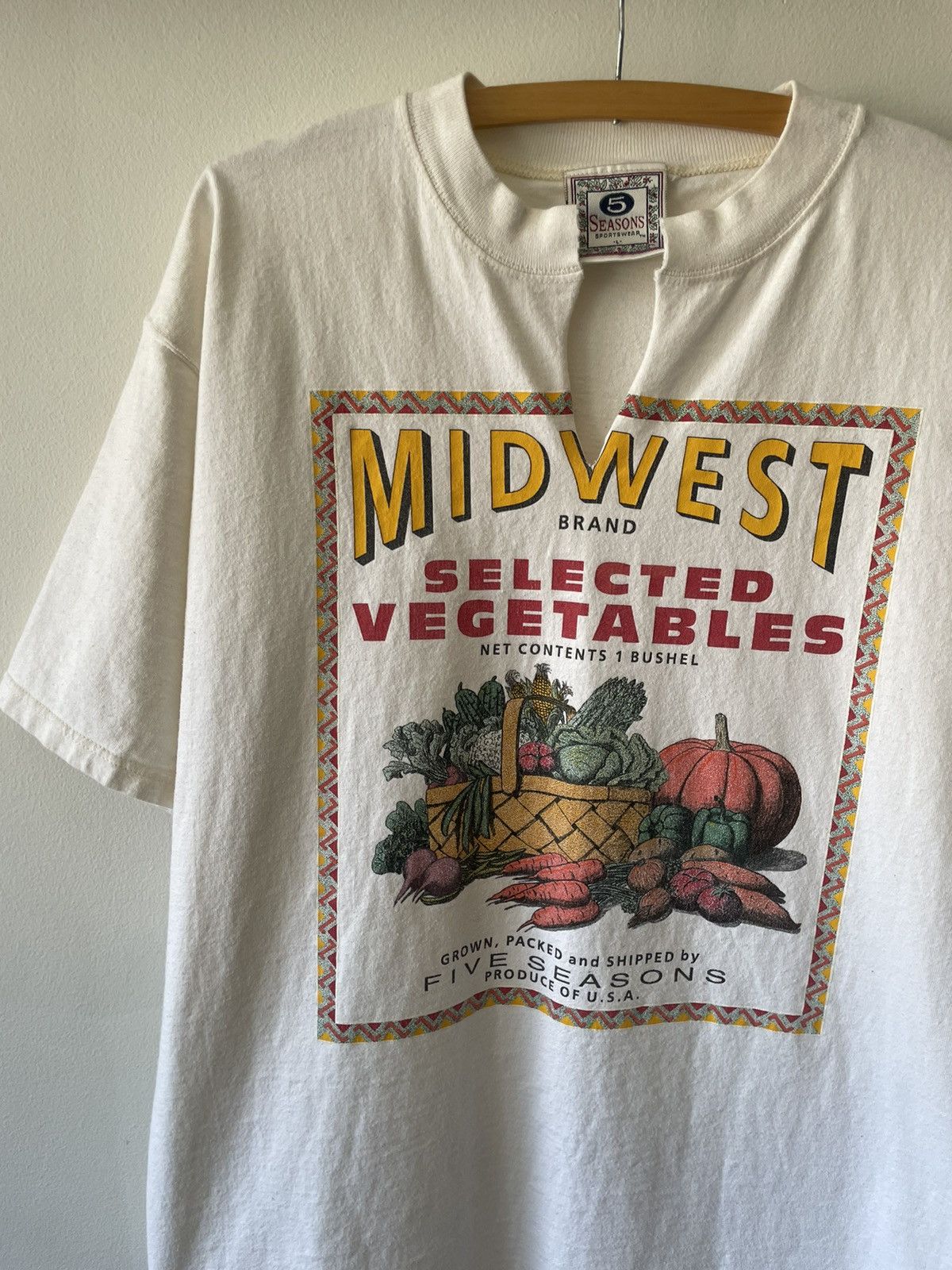 Other Vintage 90s Midwest Vegetables tee Size US L / EU 52-54 / 3 - 2 Thumbnail