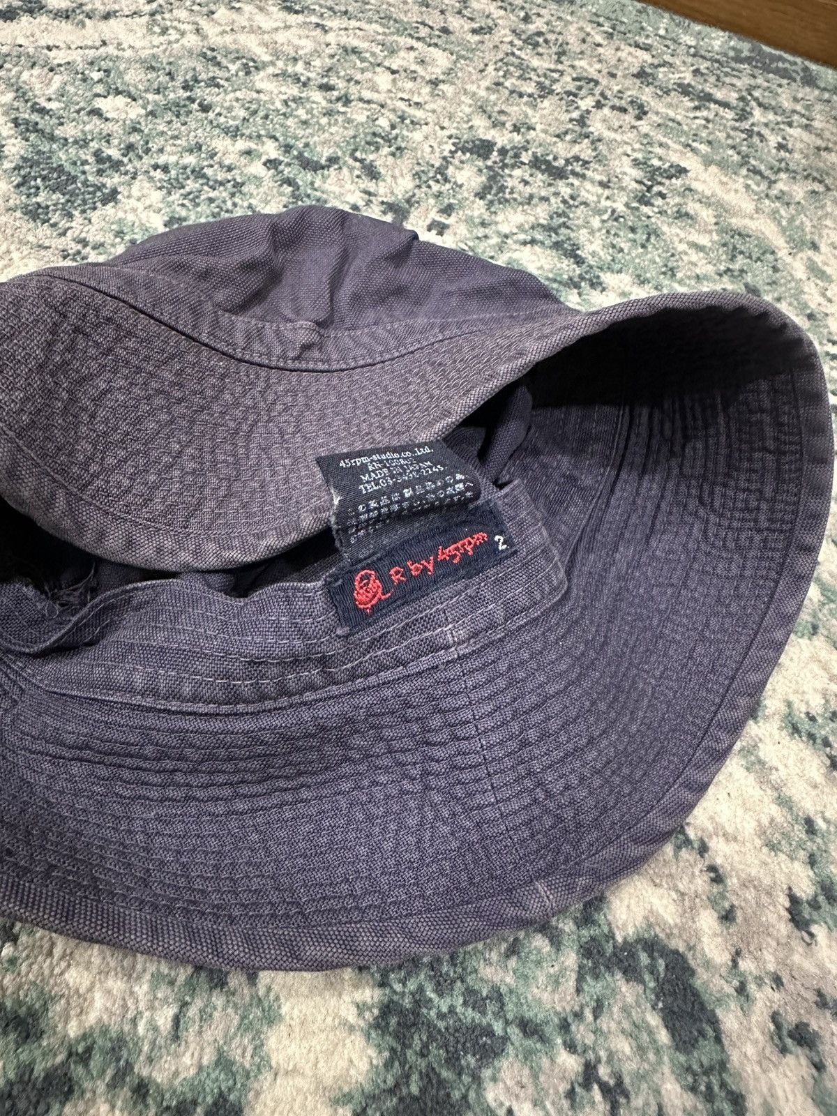45rpm R By 45rpm Kapital Boro Style Bucket Hat Size ONE SIZE - 4 Thumbnail