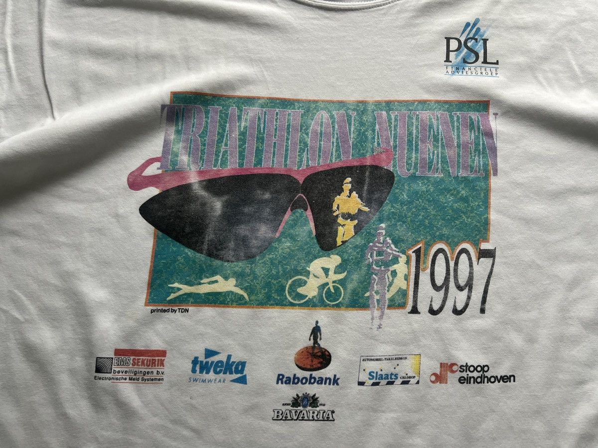 Vintage PSL Financiele Adviesgrope : Triathlon Nuenen 1997 Size US XXL / EU 58 / 5 - 3 Thumbnail