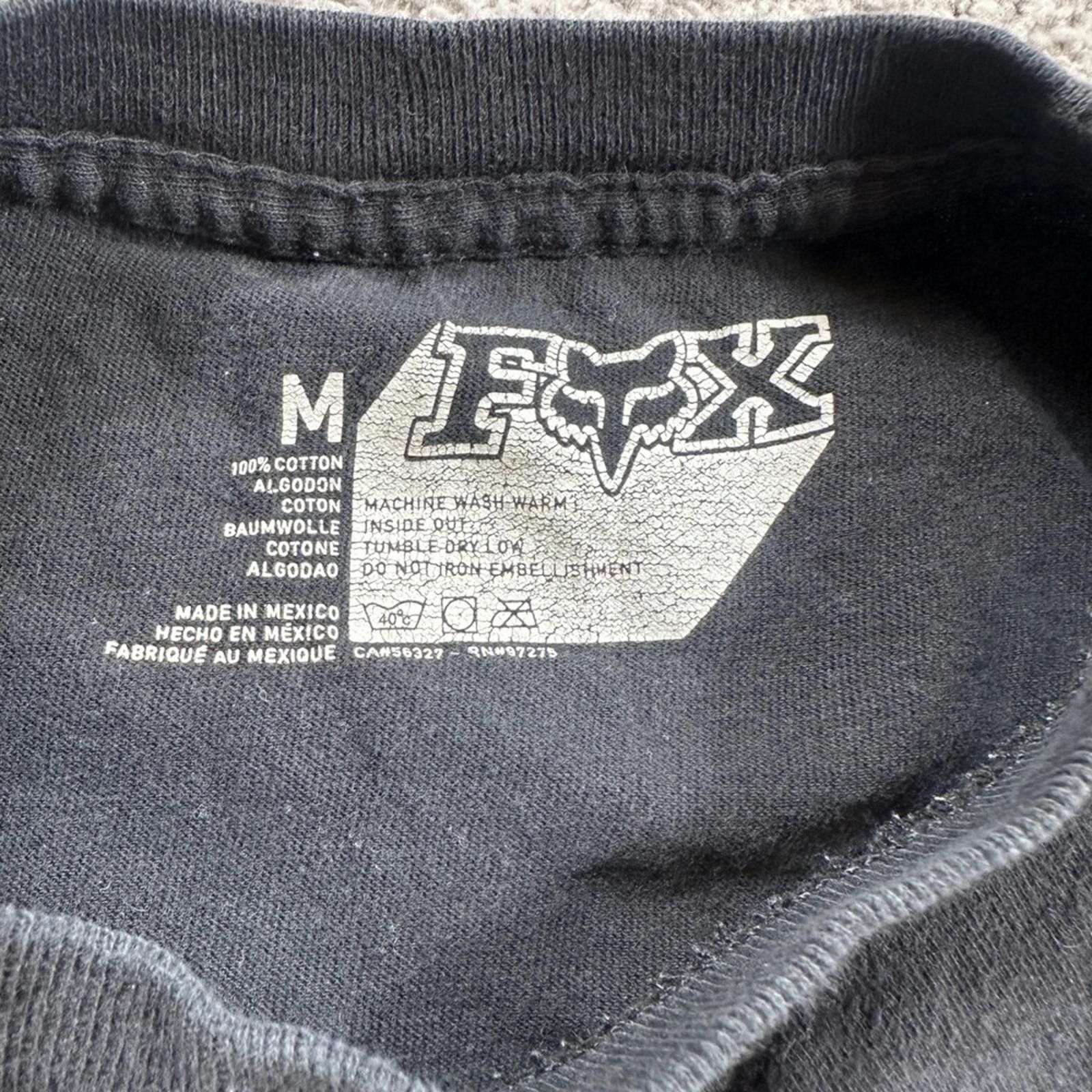 Fox Racing Fox Racing Moto T Shirt Mens M Black Motocross Size US M / EU 48-50 / 2 - 4 Thumbnail