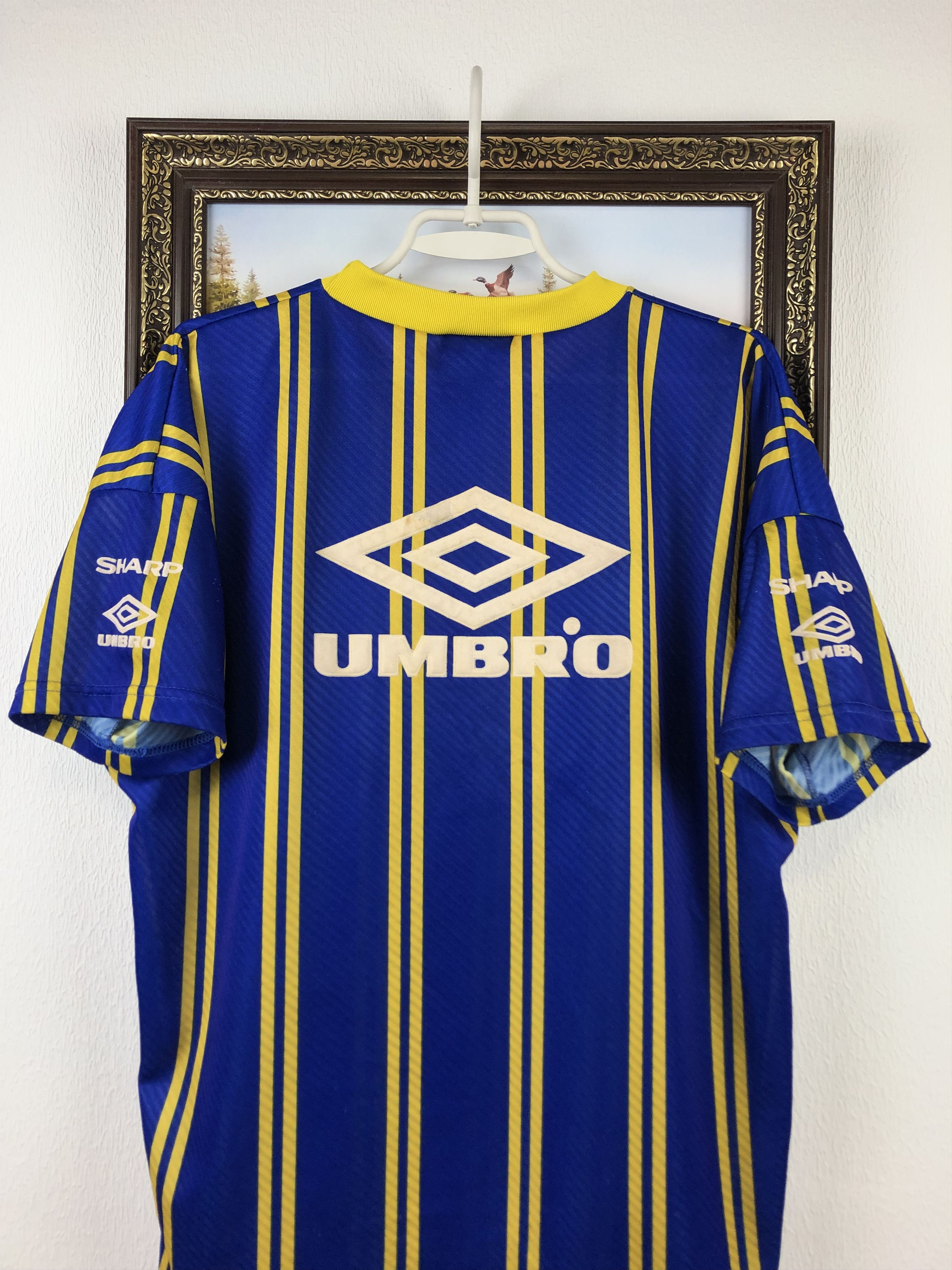 Umbro Vintage 90's Manchester United Football Shirt Soccer Jersey Size US M / EU 48-50 / 2 - 14 Thumbnail