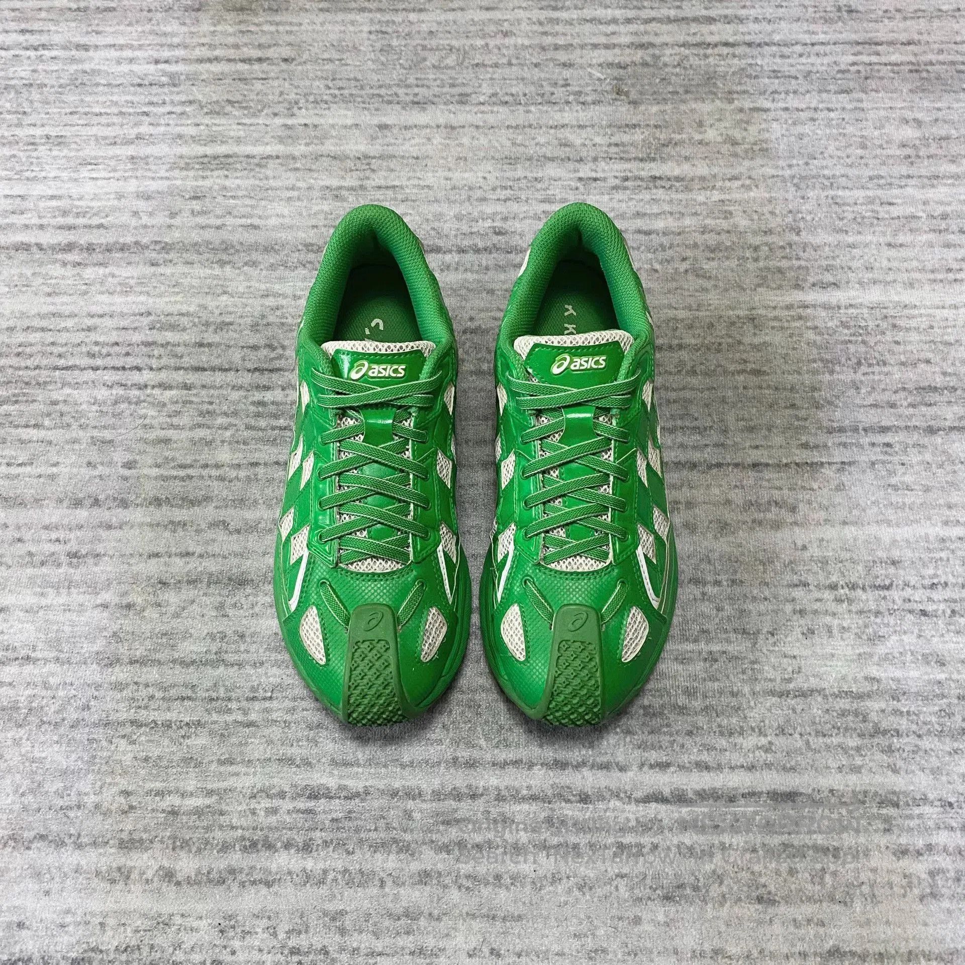 Kiko Kostadinov Kiko Asics Green Geometric Running Sneakers. Size US 9.5 / EU 42-43 - 1 Thumbnail