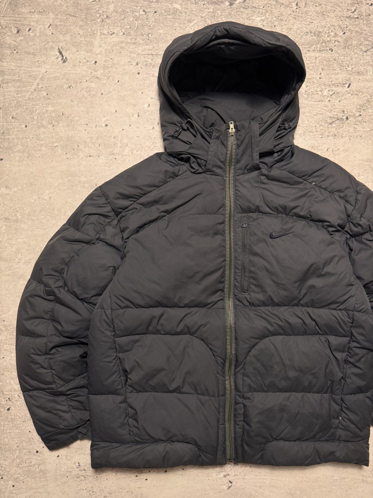 Nike × Nike ACG NIKE PUFFER DOWN BASIC LOGO OVERSIZE NYLON JACKET Size US XL / EU 56 / 4 - 2 Thumbnail