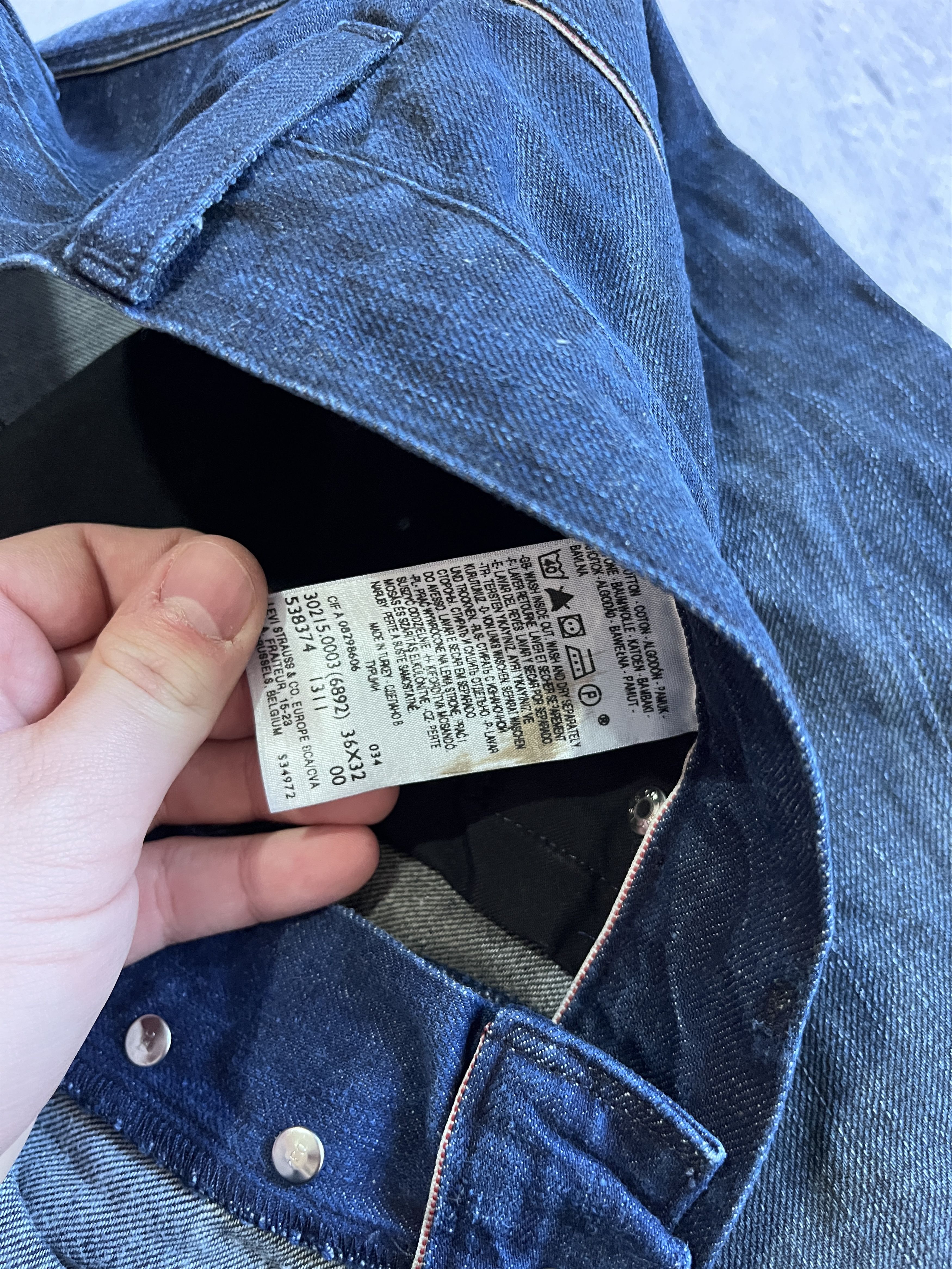 Levi's LEVI'S ENGINEERED JEANS 2011 TWISTED LEG BUCKLE BACK DENIM Size US 36 / EU 52 - 8 Thumbnail