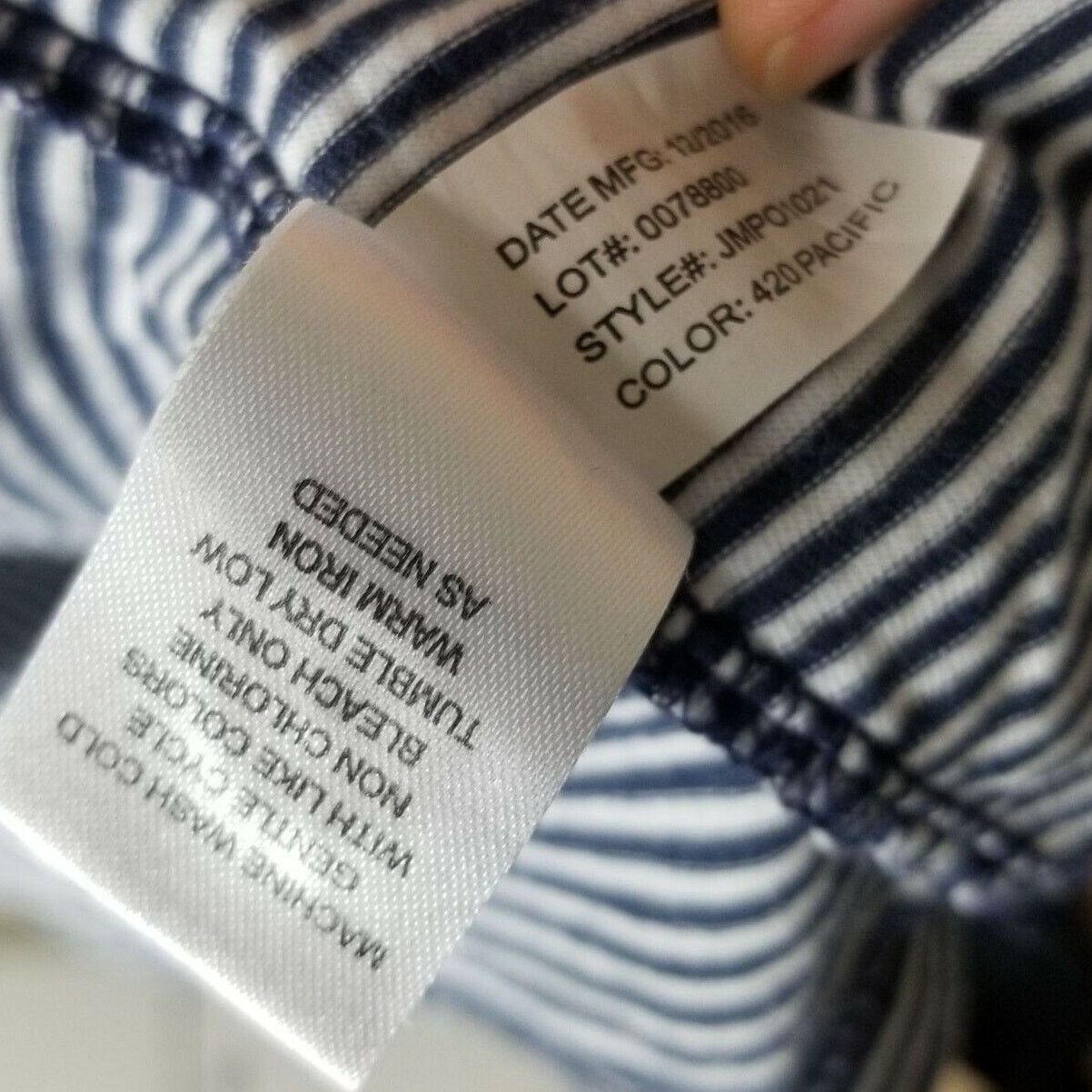 johnnie-O Johnnie-O Mens Striped Polo Shirt Size M Cotton Stretch Prep Size US M / EU 48-50 / 2 - 8 Thumbnail