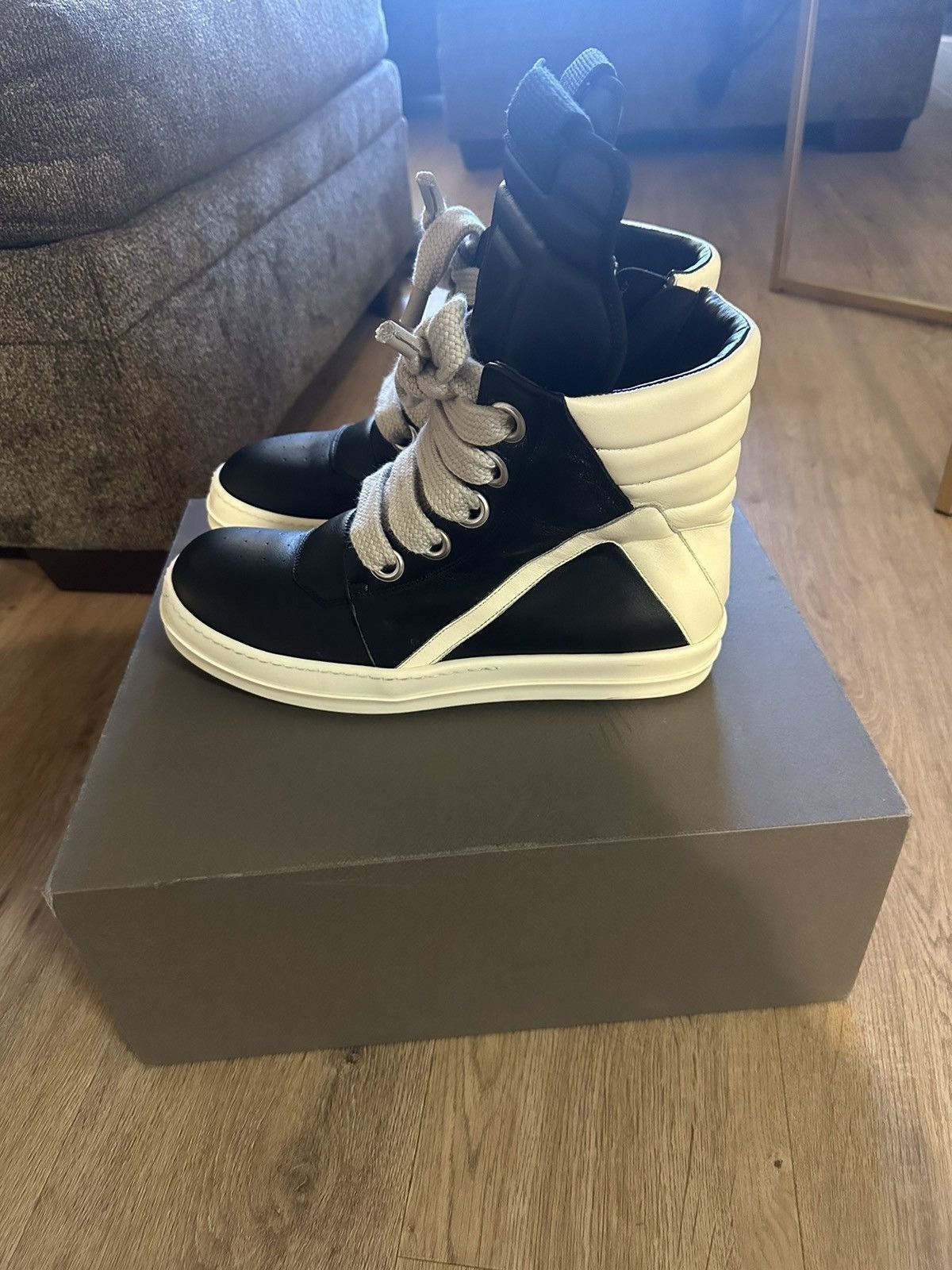 Rick Owens Rick Owens Geobasket jumbo Size US 11 / EU 44 - 4 Thumbnail