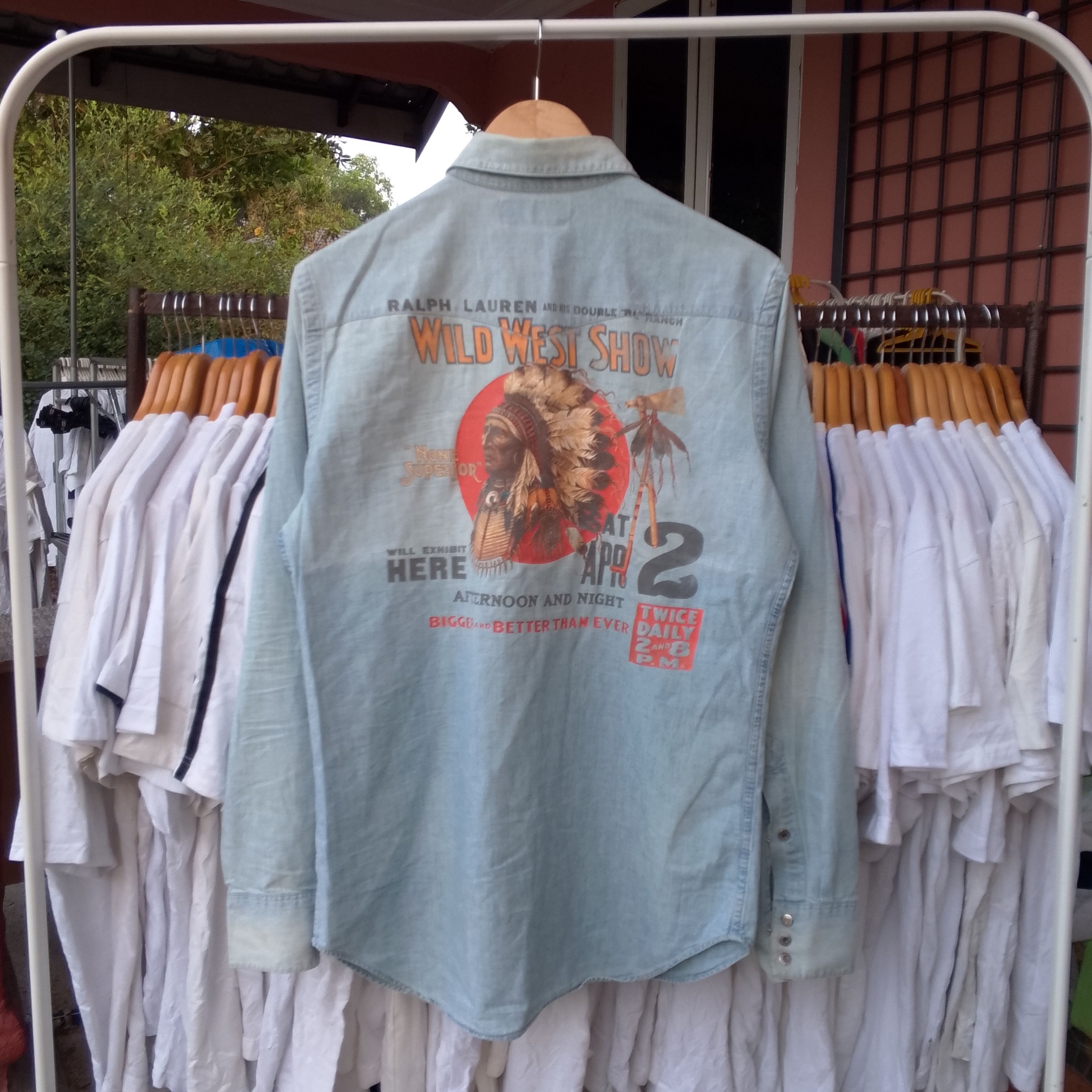 Polo Ralph Lauren Vintage Polo Ralph Lauren Wild West Show Denim Shirt Size US M / EU 48-50 / 2 - 1 Thumbnail