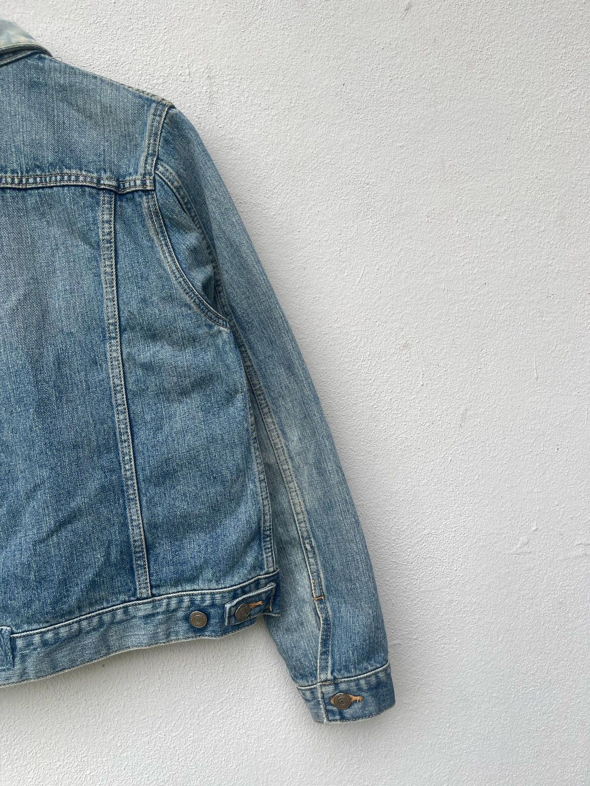 If Six Was Nine × Japanese Brand × Le Grande Bleu (L.G.B.) Ungrid Type-1 Trucker Boro Style Denim Jacket Size US M / EU 48-50 / 2 - 19 Thumbnail