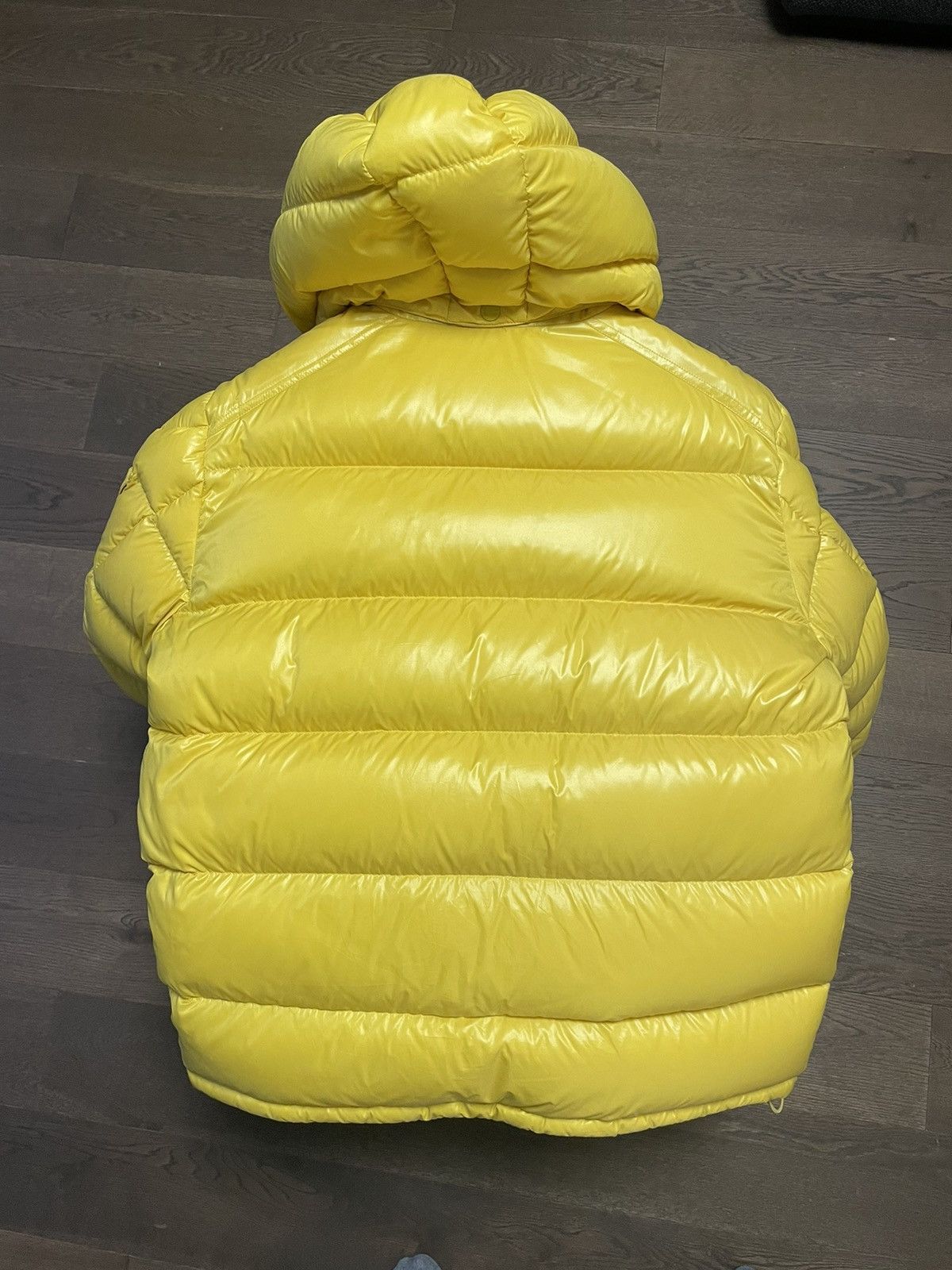 Moncler Yellow Maya Down Jacket Size US L / EU 52-54 / 3 - 2 Thumbnail
