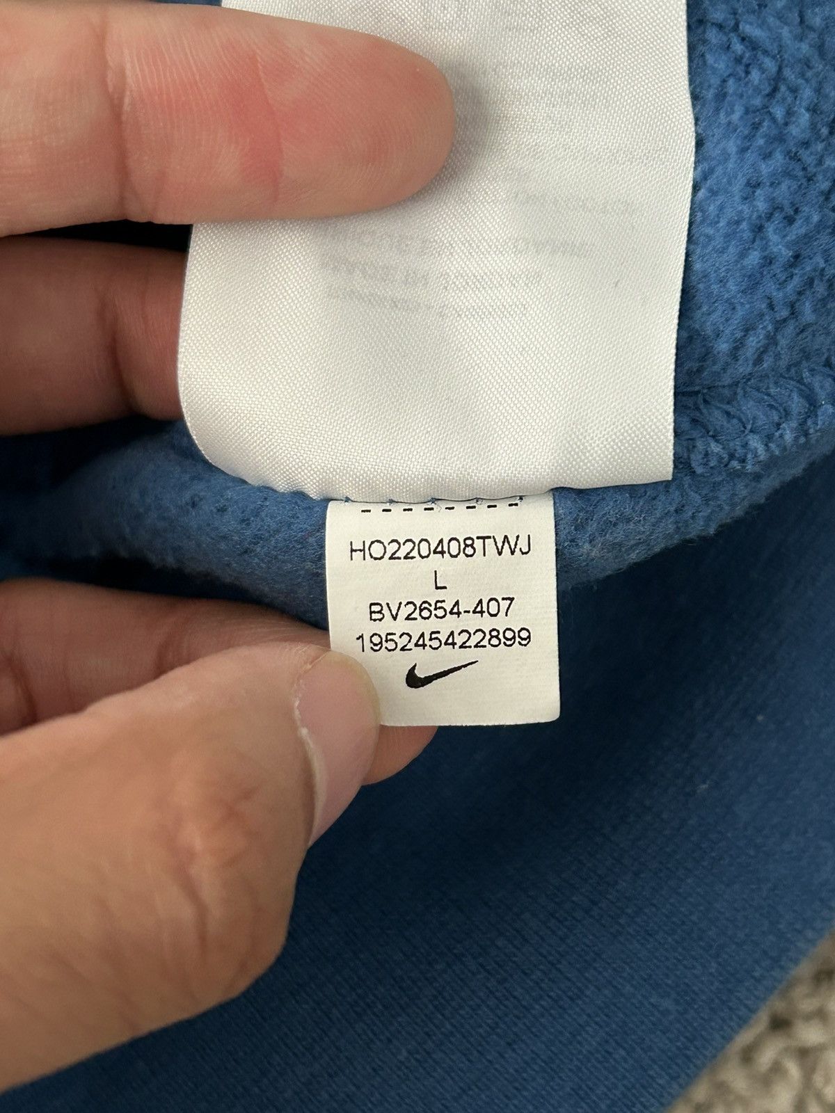 Nike Nike Embroidered Logo Hoodie Size Large Size US L / EU 52-54 / 3 - 14 Thumbnail