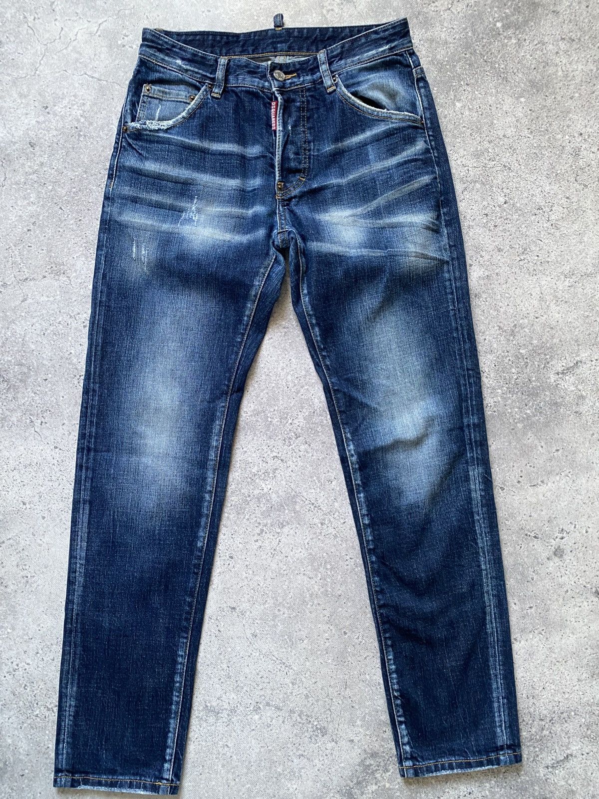 Dsquared2 Dsquared2 Denim Skater Blue Distressed Jeans IT 46 Size US 30 / EU 46 - 1 Thumbnail
