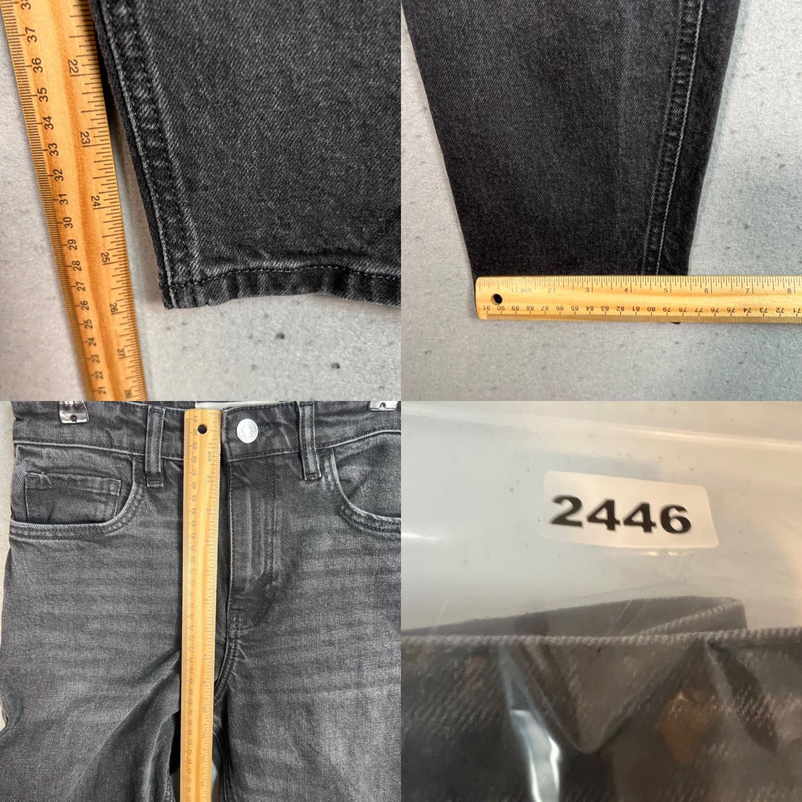 Mango Mango Jeans Main Selling Point: High-Waist Black Denim Slim Fit Women's Size 4 5-Pocket Cotton Blend Cotton Inseam 27 in 26 in Size 27" / US 4 / IT 40 - 8 Thumbnail