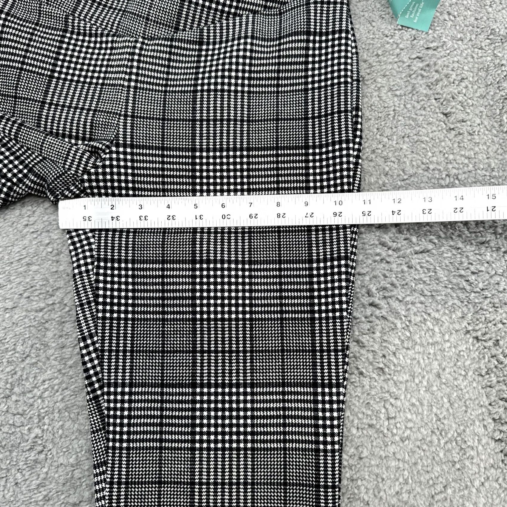 Vintage Maurices Versa Crossover High Rise Taper Pants Small Black/White Plaid Womens Shirt? Size 28" / US 6 / IT 42 - 6 Thumbnail