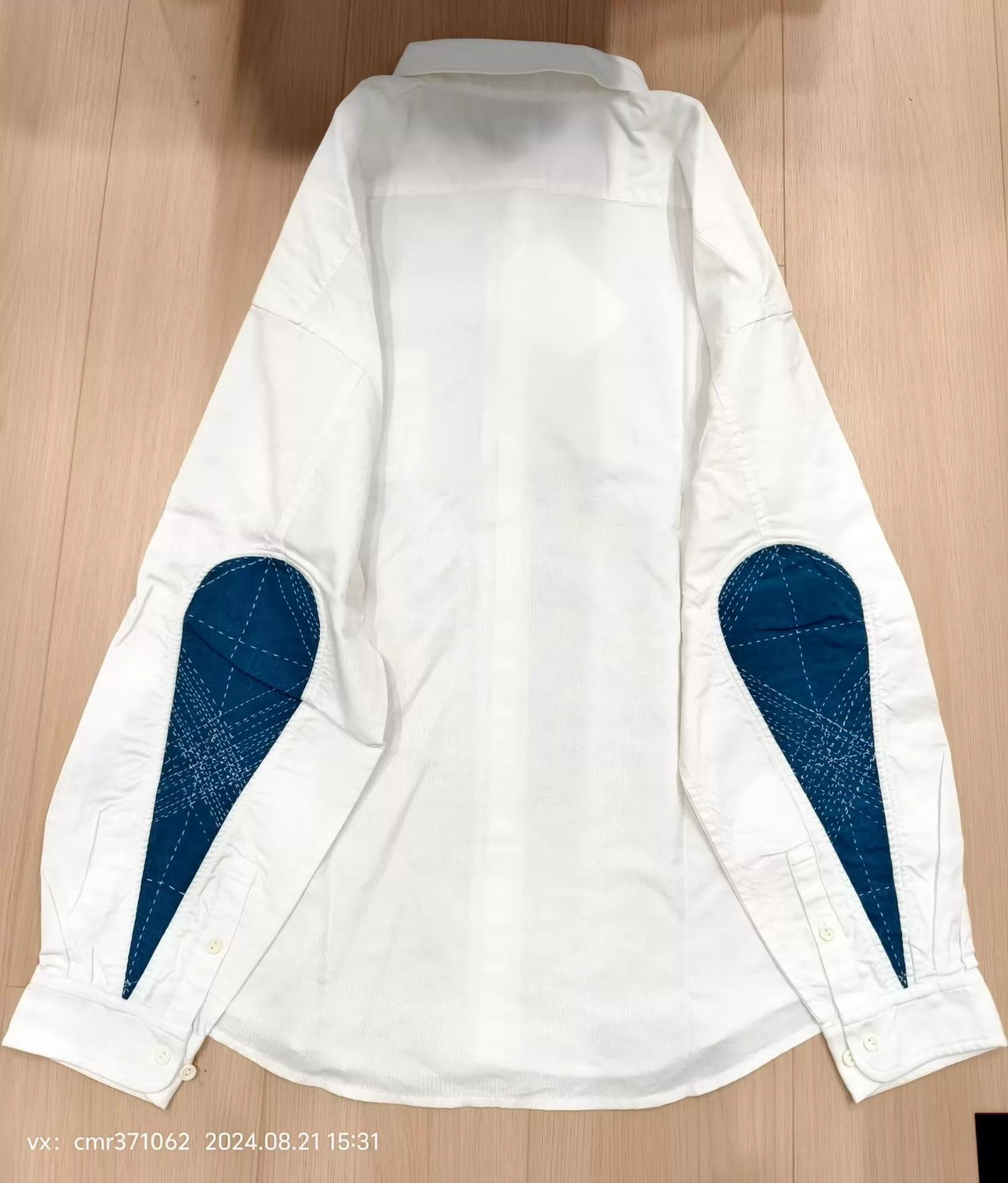 Visvim VISVIM 22SS ALBACORE B.D. SHIRT L/S SASHIKO White 5 Sashiko Size US XXL / EU 58 / 5 - 4 Thumbnail