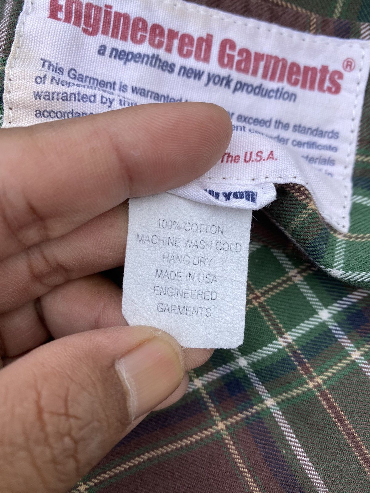 Engineered Garments Rare Engineered Garments Checkered Buttons Shirt Size US M / EU 48-50 / 2 - 17 Thumbnail